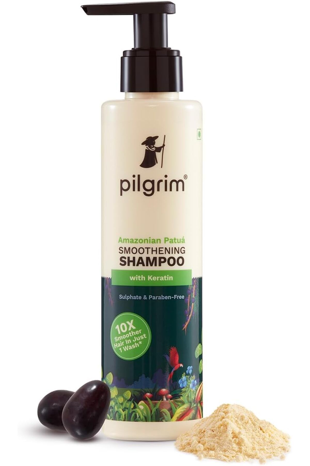 Pilgrim-Amazonian Patua Smoothening Shampoo with keratin 200 ml 1