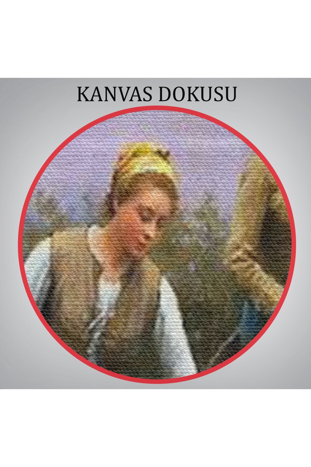 Dere Kenarındaki Köylü Kızları Duvar Tablosu görsel 6