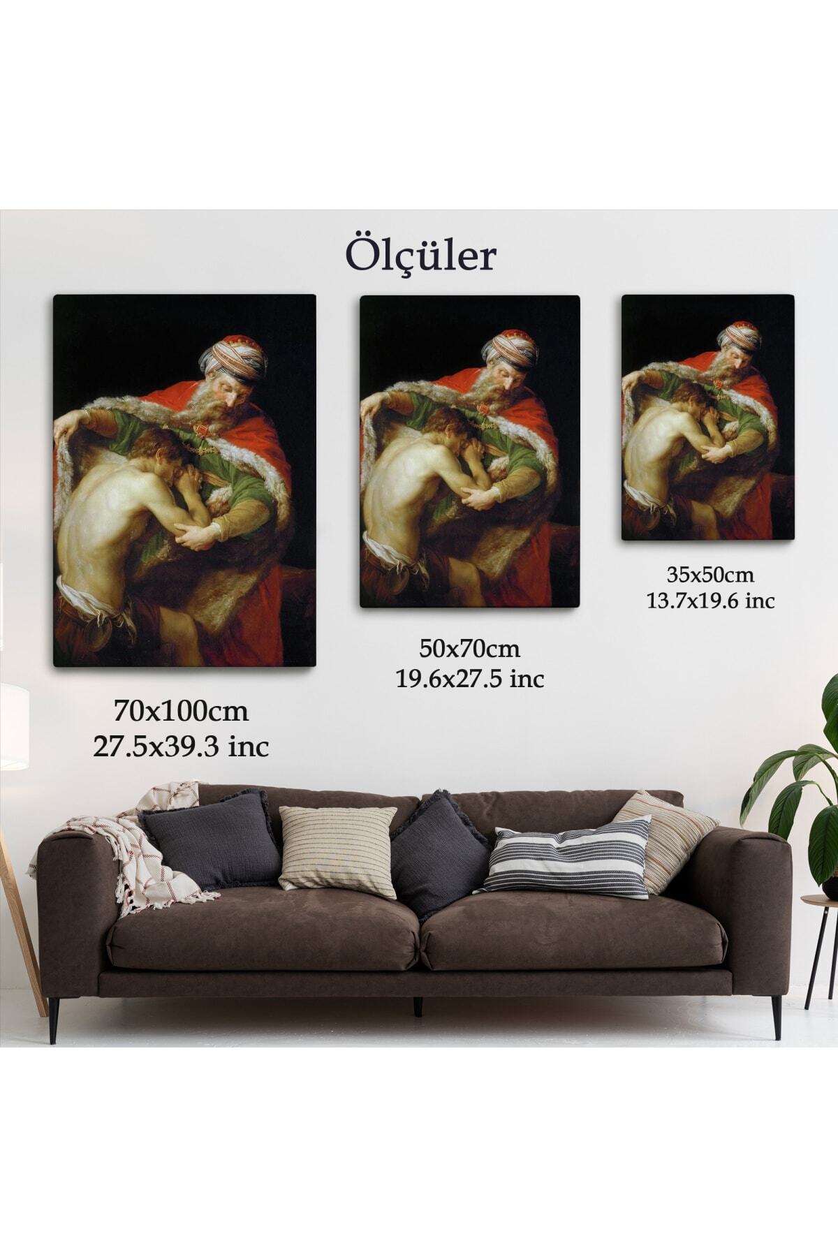 Savurgan Oğulun Dönüş Kanvas Tablosu - The Return Of The Prodigal Son görsel 5
