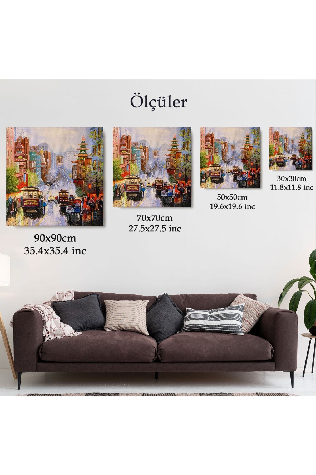 Aşağı California Sokak Gelen Nob Hill Thomas Duvar Tablosu- görsel 6