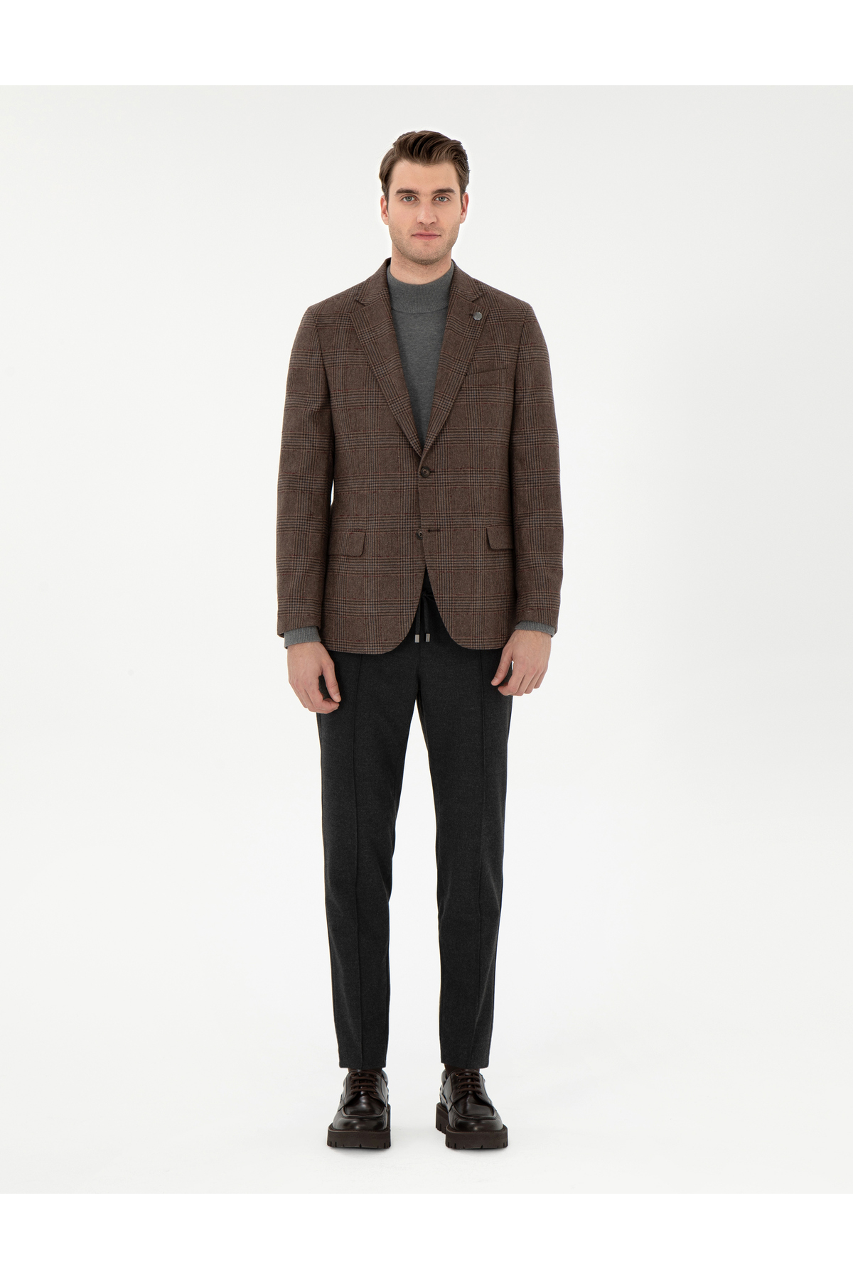 شلوار مردانه راسته فاق نرمال | پیر کاردین Pierre Cardin 1111909 - تصویر 3