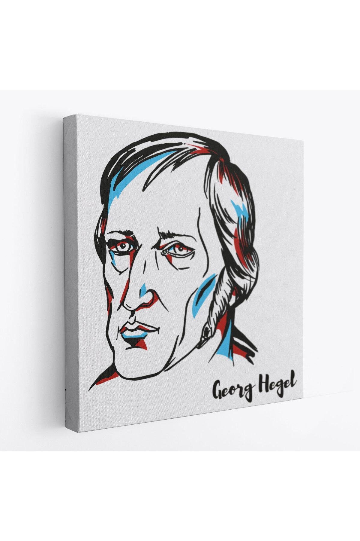 Georg Wilhelm Friedrich Hegel Dekoratif Kanvas Tablo