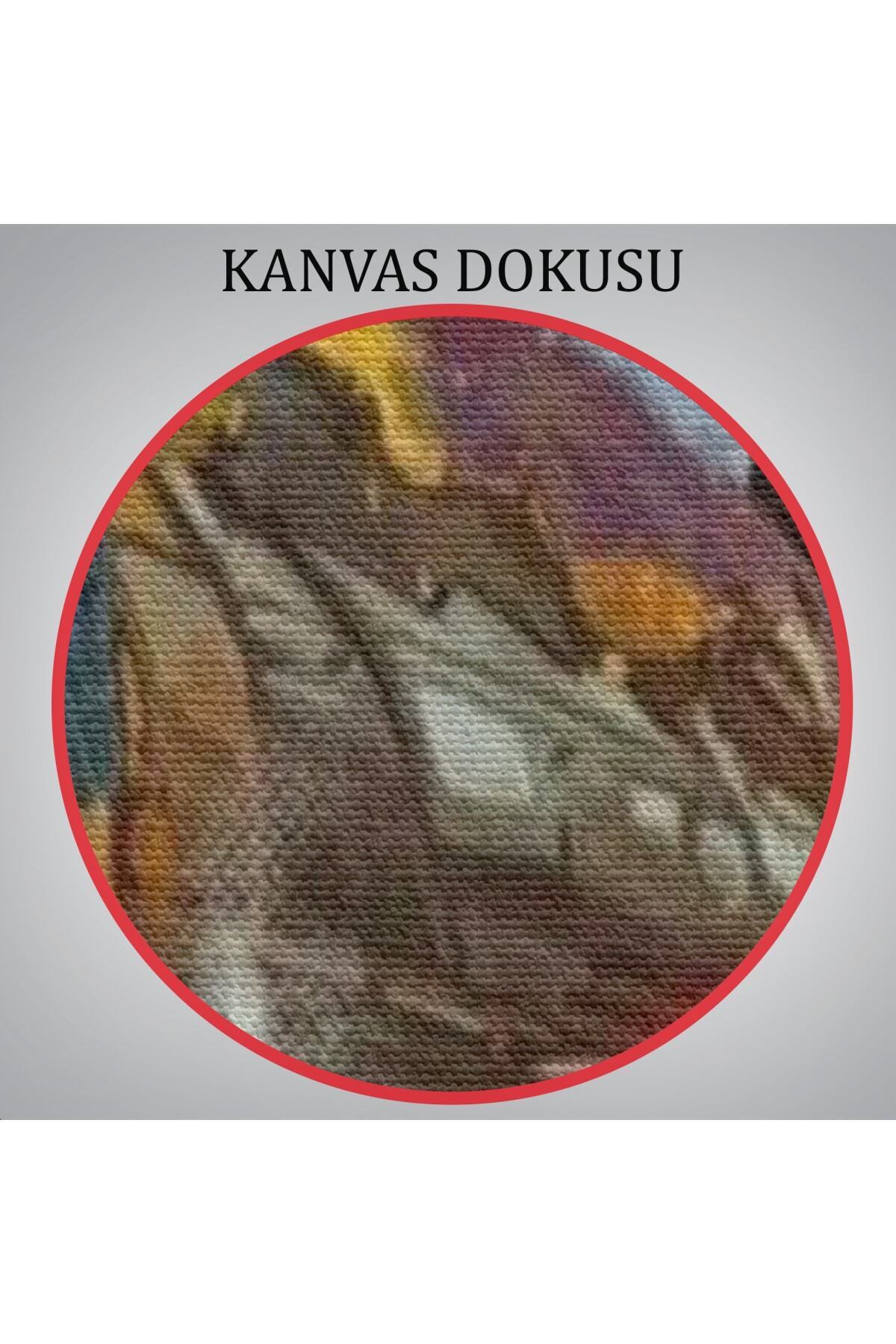 Atatürk Annesi Zübeyde Hanımın Elini Öperken Kanvas Duvar Tablosu görsel 6