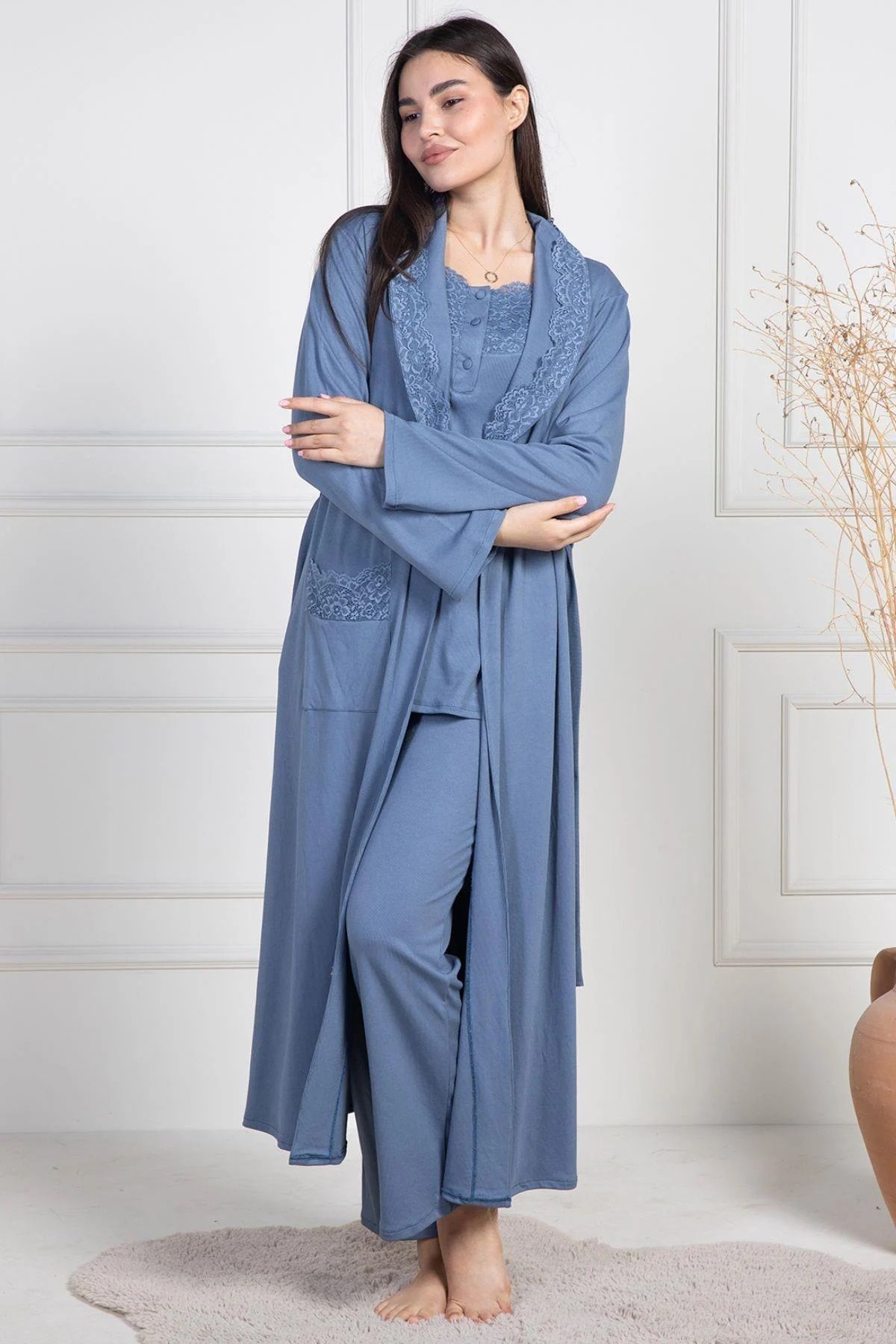 ByLohusa-Indigo Maternity Maternity Set 2