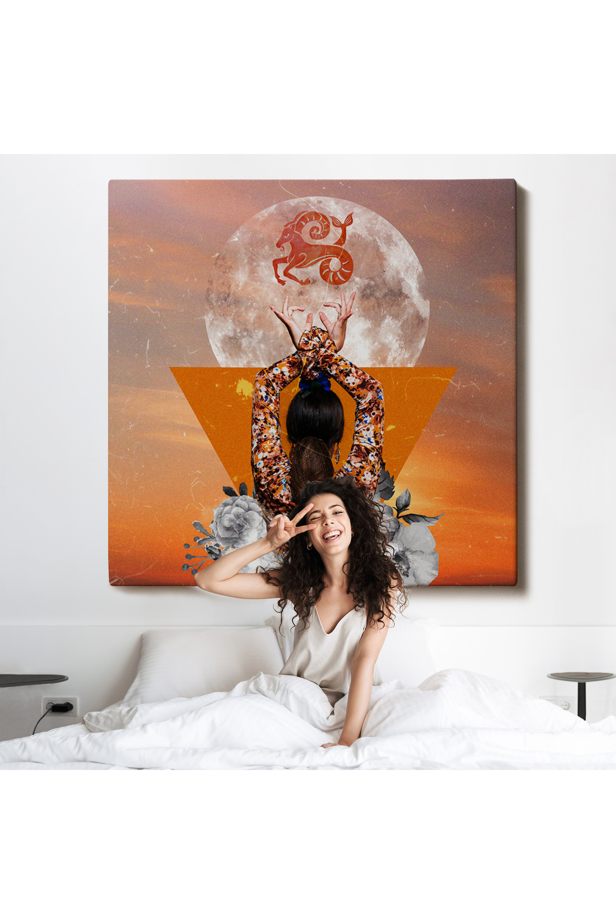 Burç Ve Astroloji Kanvas Tablo görsel 6