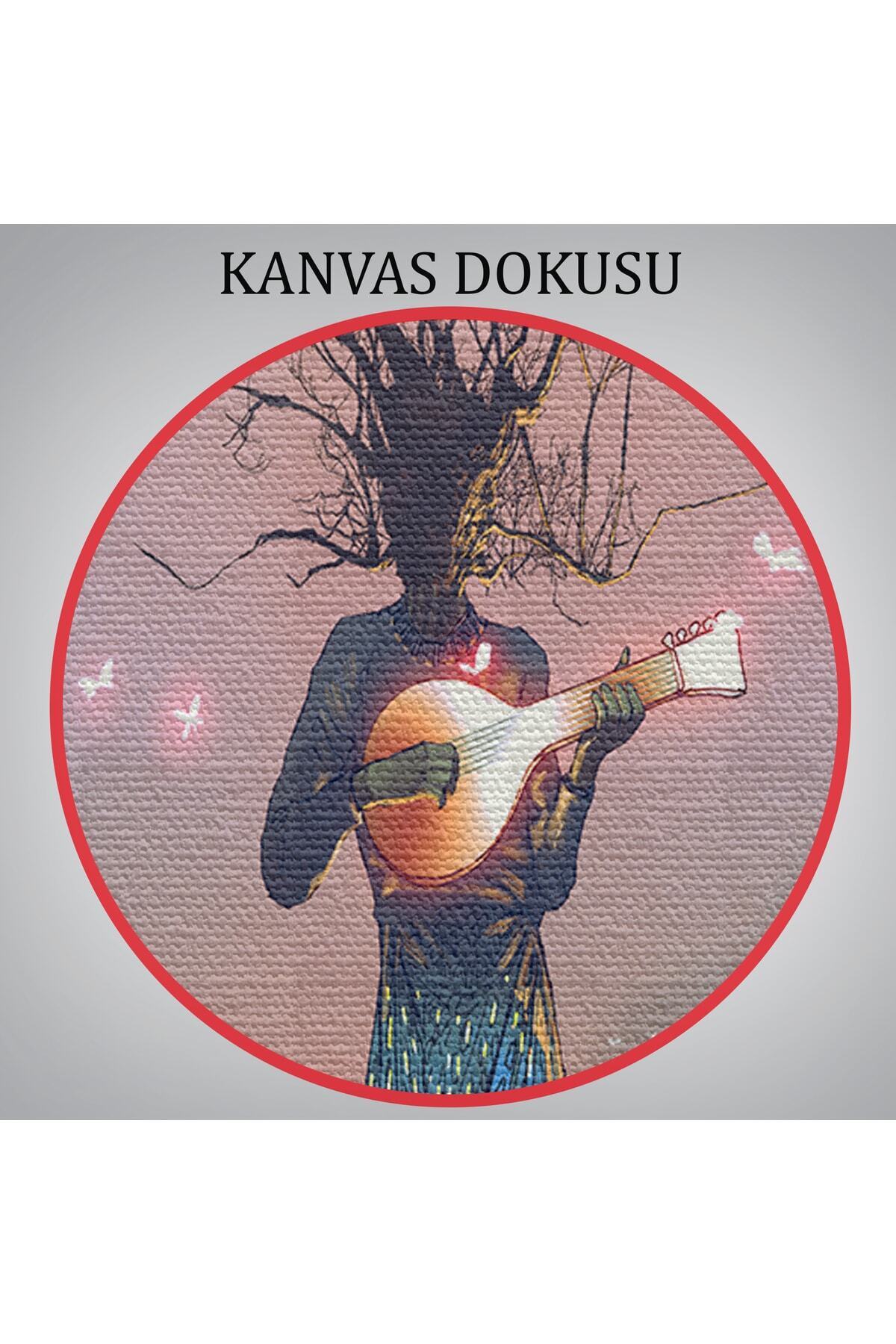 Soyut Modern Sanat Dekoratif Kanvas Duvar Tablosu görsel 7