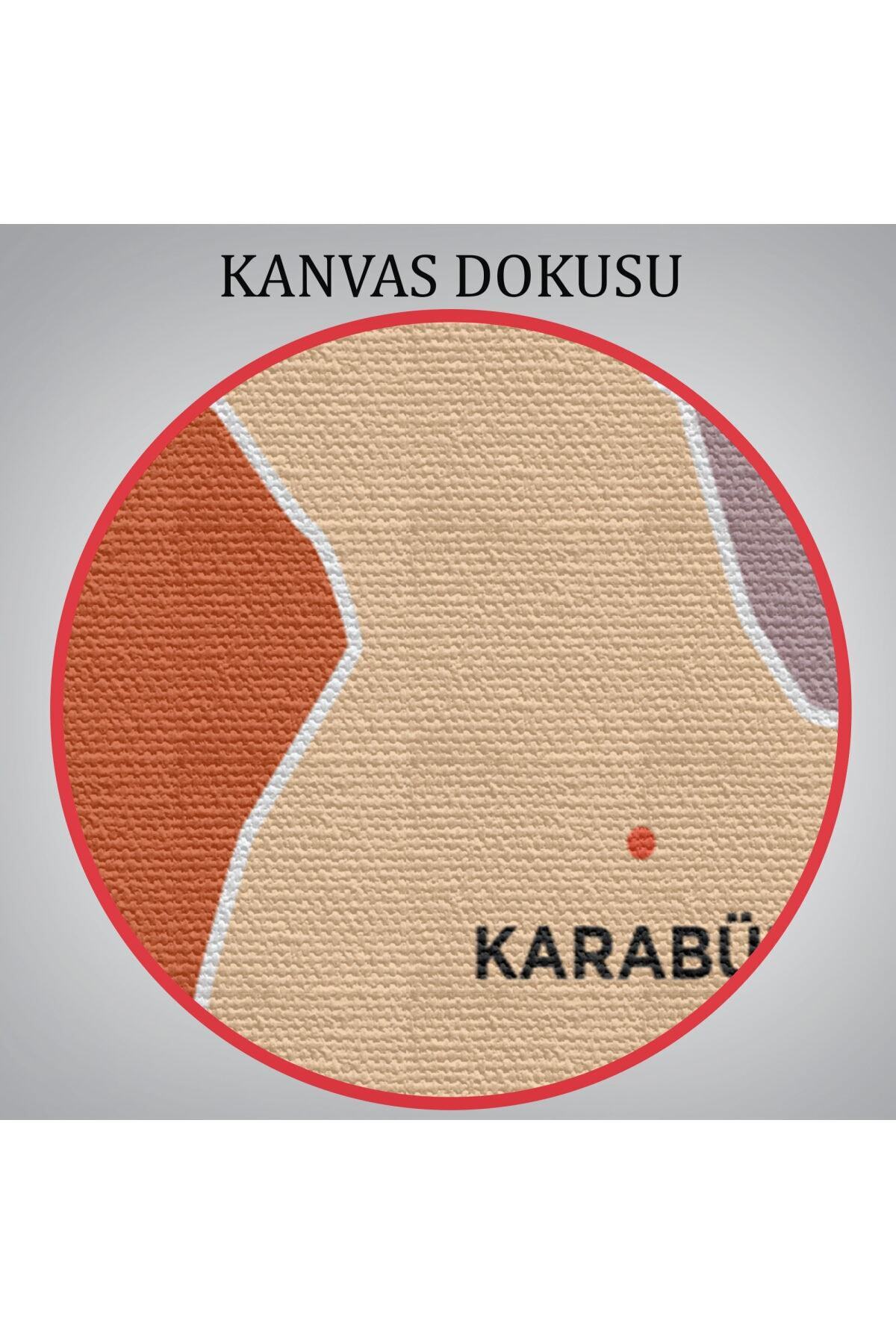 Karabük Ili Ve Ilçeler Haritası Dekoratif Kanvas Tablo görsel 6