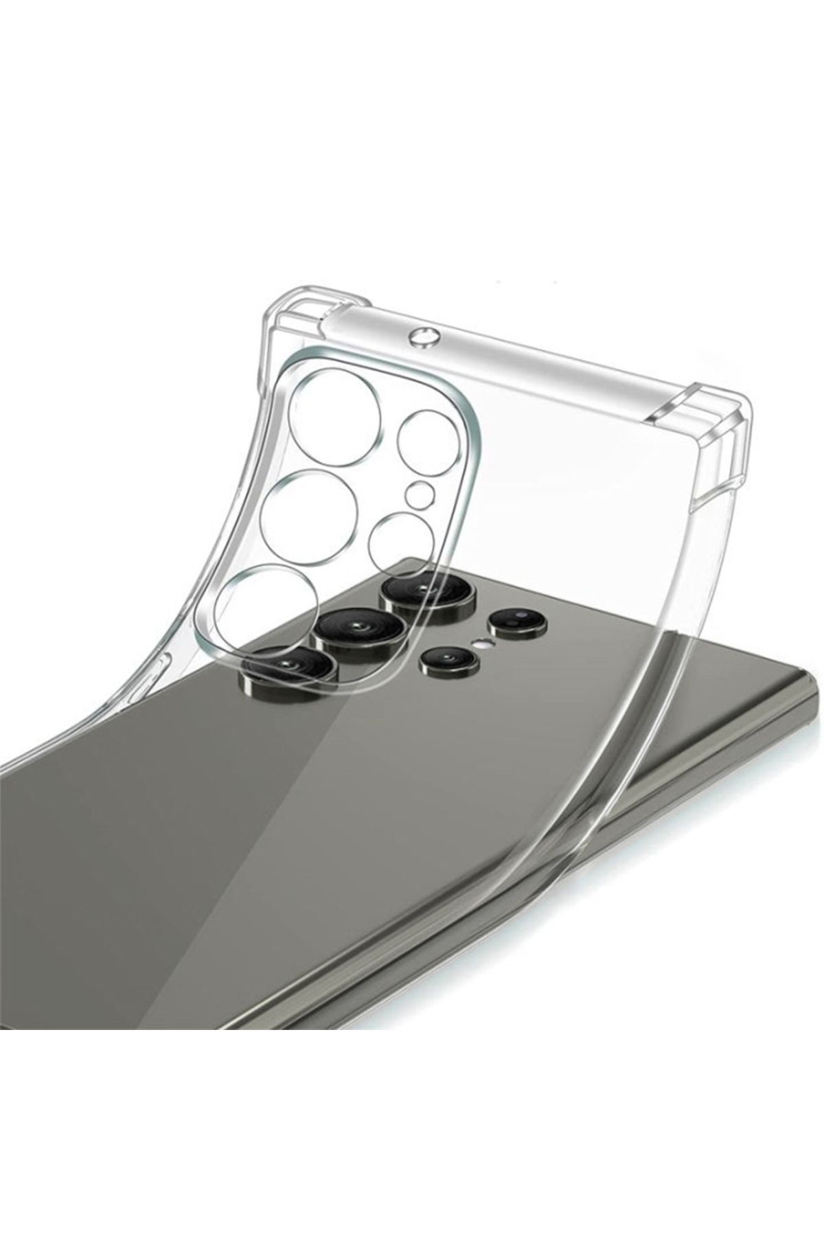 Choice-For Galaxy S21FE Clear Case For Samsung Galaxy S25 S24 S23 S22 S21 Plus Ultra Shockproof Case A54 A3 1