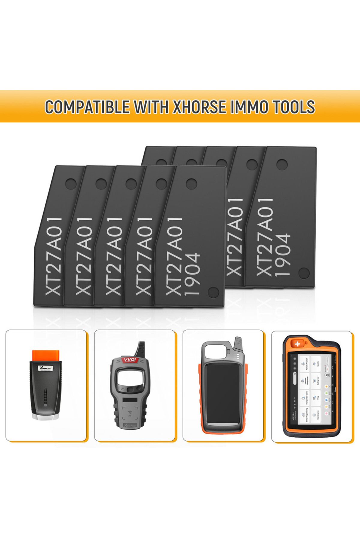Xhorse-VVDI Super Chip XT27A01 XT27A66 Transponder for ID46/40/43/4D/8C/8A/T3/47 for VVDI2 VVDI K... 3