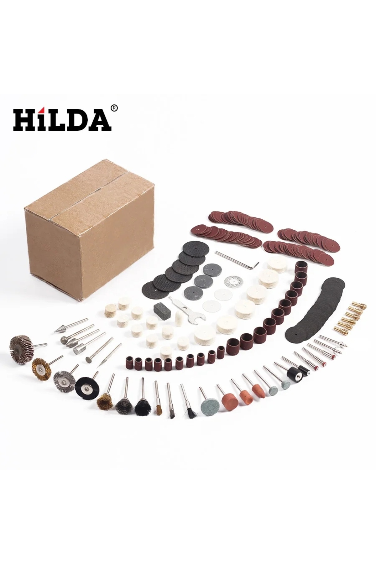 Choice-HILDA Rotary Tool Accessories for Easy Cutting Grinding Sanding Carving and Polishing Tool Combin... 5