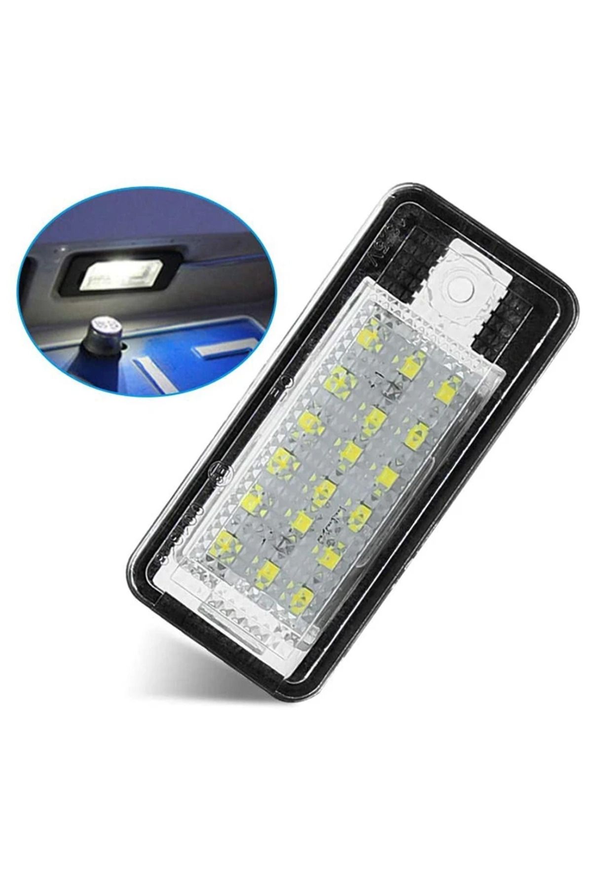 Choice-6000k 2pcs For Audi Led Number Plate Light A3 A4 S4 Rs4 B6 B7 A6 Rs6 S6 C6 S5 Q7 A8 S8 Avant Canbus 5