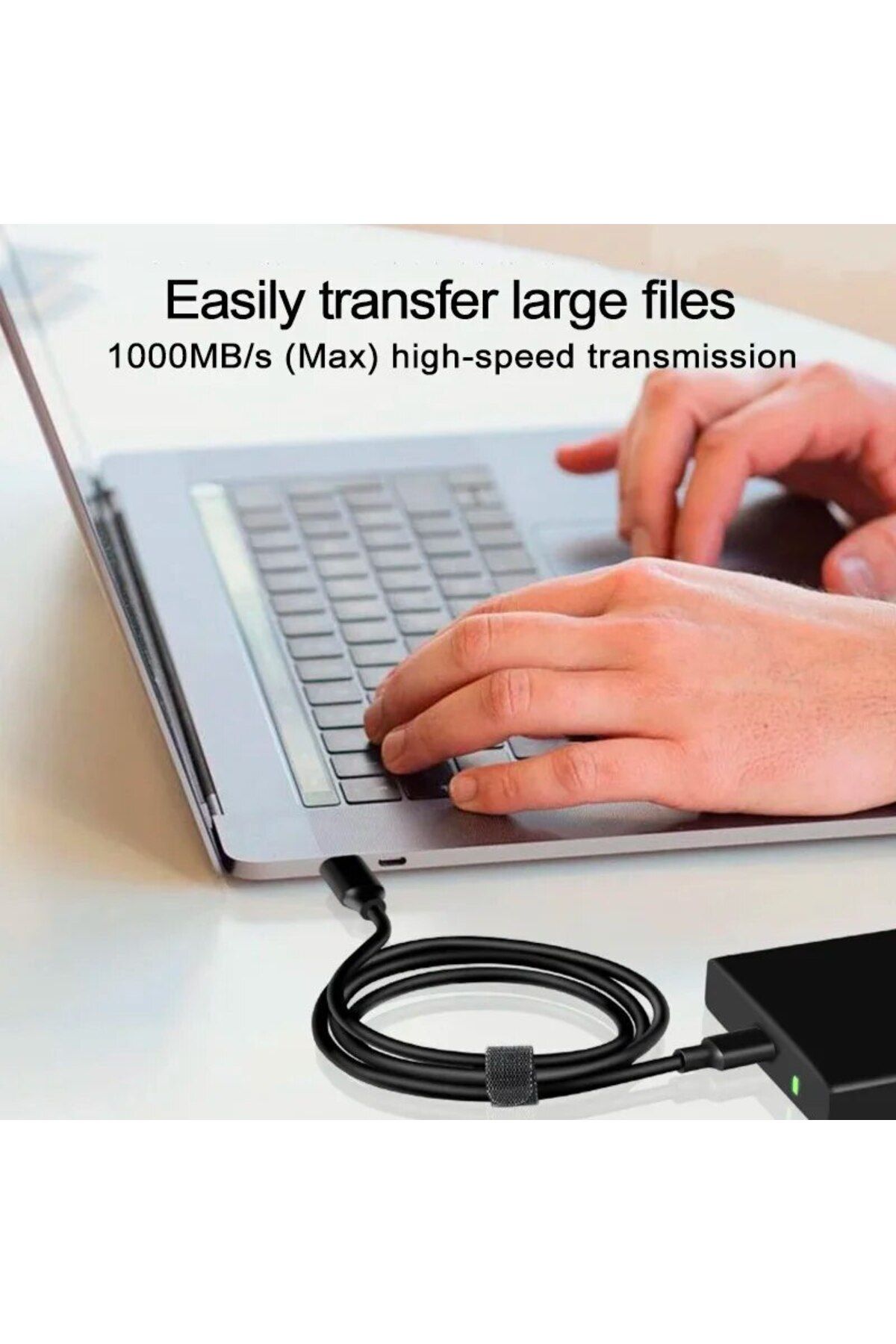 TECVASION-2m Usb3.2 10gbps Cable Usb Type A To Usb C 3.1/3.2 Gen2 Cable Data Transfer Usb C Ssd Hard Disk Cabl 2
