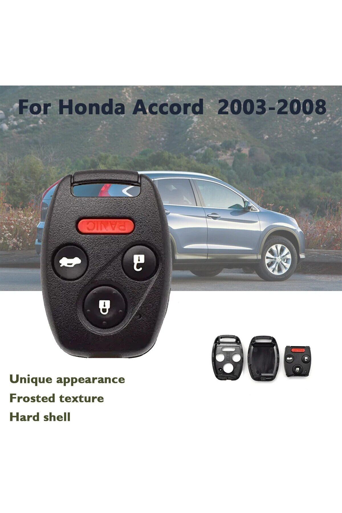 Choice-For 2003 2004 2005 2006 2007 2008 Honda Accord - Remote Key Fob Uncut Shell Case Keyless Embryo 8