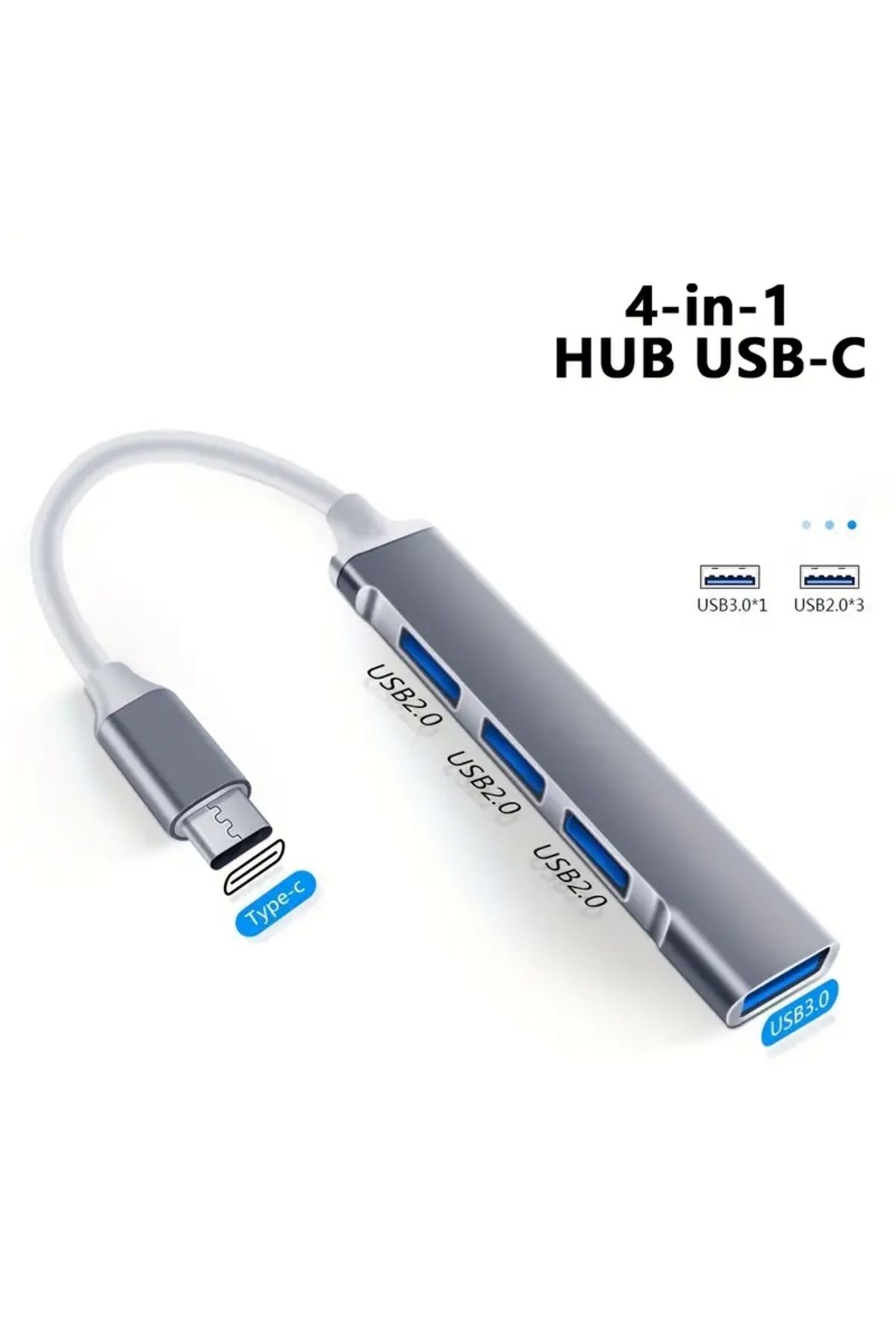 Choice-USB C HUB 3.0 Type C Extender 4 Port Splitter Adapter OTG Docking Station For Phone Macbook Pro 1... 4