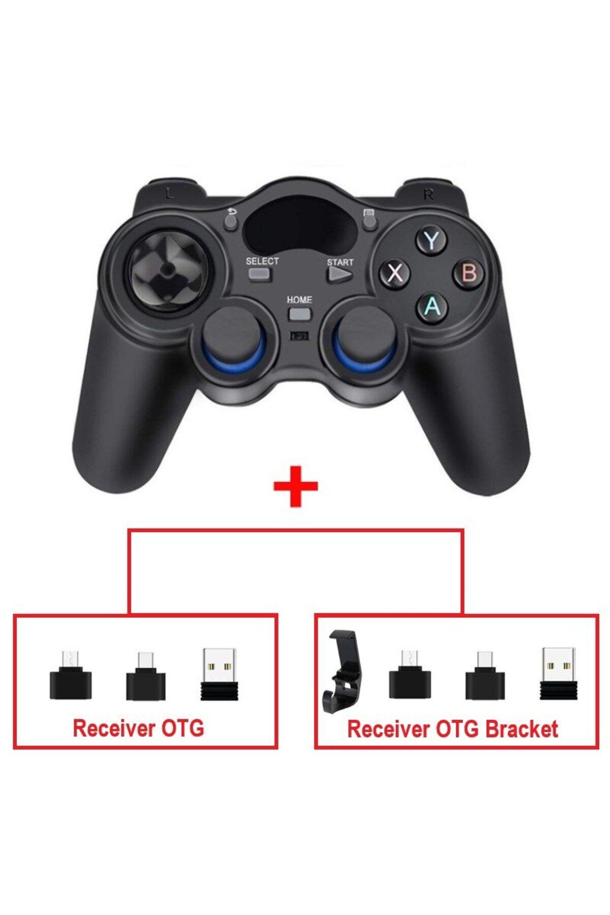 Choice-جهاز استقبال Otg 2.4g وحدة تحكم في الألعاب لاسلكية مع محول Otg لهاتف P3 Android 1