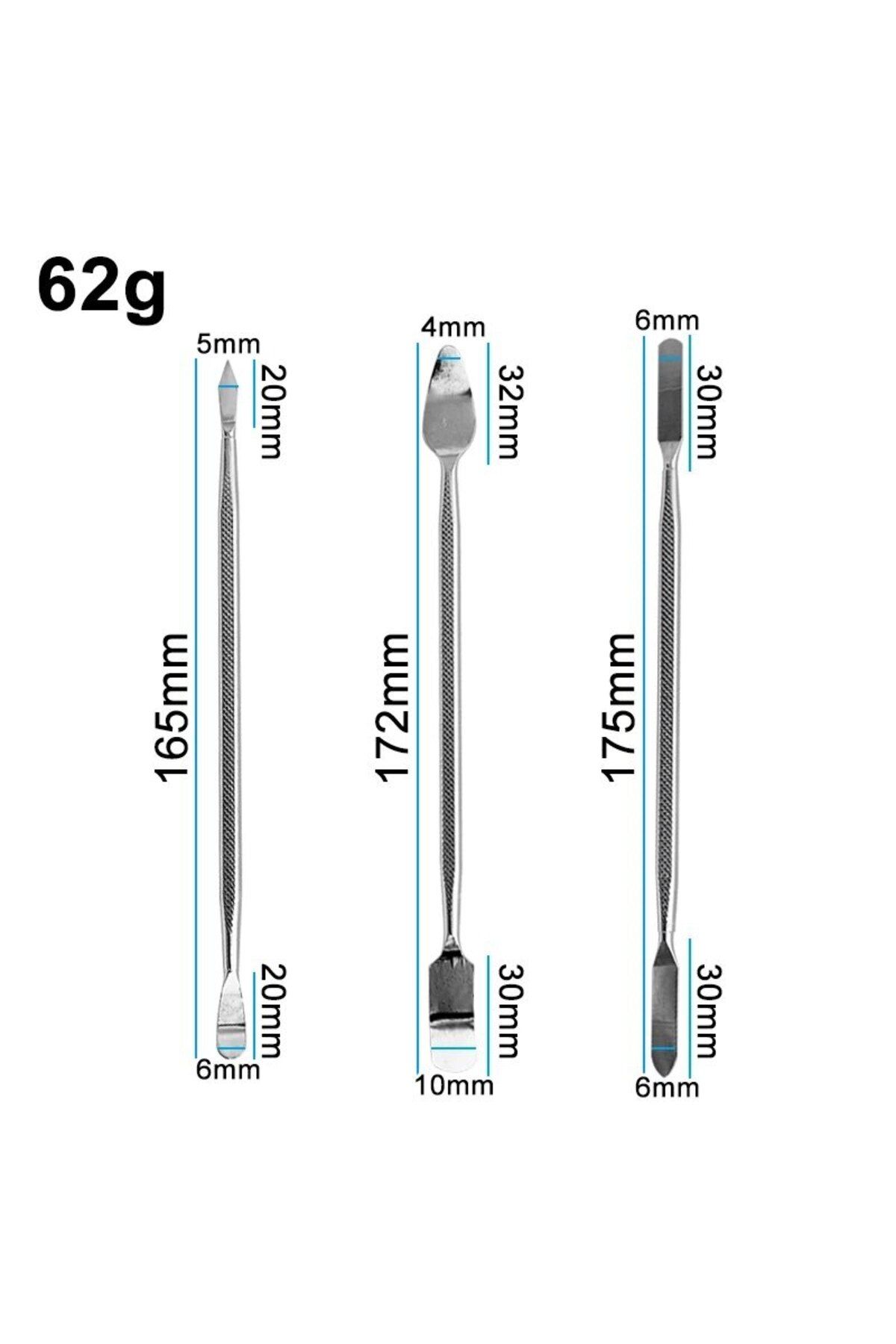 Choice-3pc Crowbar Multifunctional Metal Double Head Pry Bar For Mobile Phone Digital Disassembly, Prying, 1