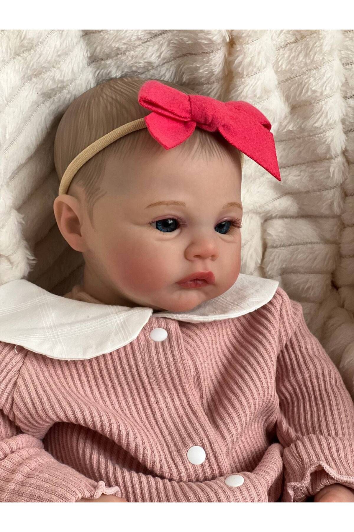 Choice-دمية طفل حديث الولادة مقاس 49 سم Npk 19 بوصة من Meadow Reborn Baby Doll صورة حقيقية مصنوعة يدويًا بجلد ثلاثي الأبعاد مطلي 3