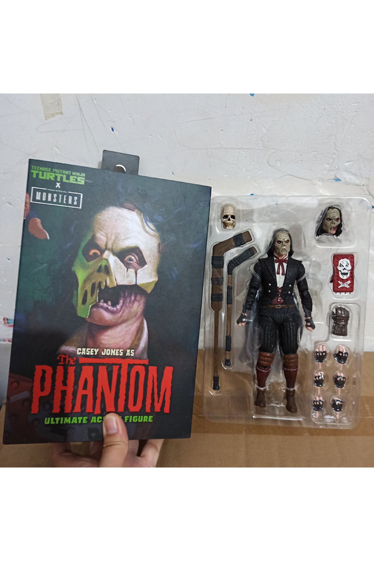 Choice-With Box Neca Turtle X Universal Monsters Casey Jones As The Phantom Ultimate Action Figure Model Bi 7
