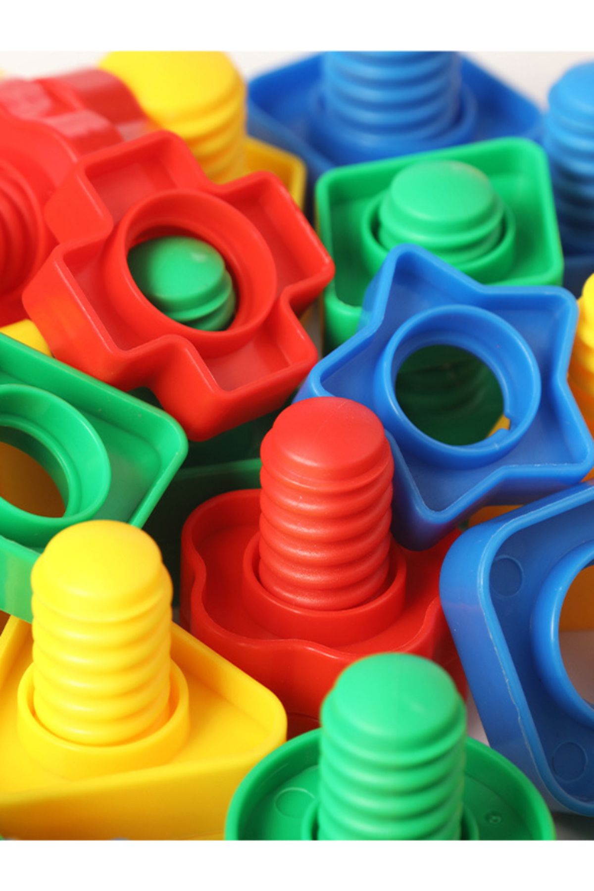Choice-5set Random 5 Set Screw Building Blocks Nut Shape Match Puzzle Toys For Children Infant Montessori S 8