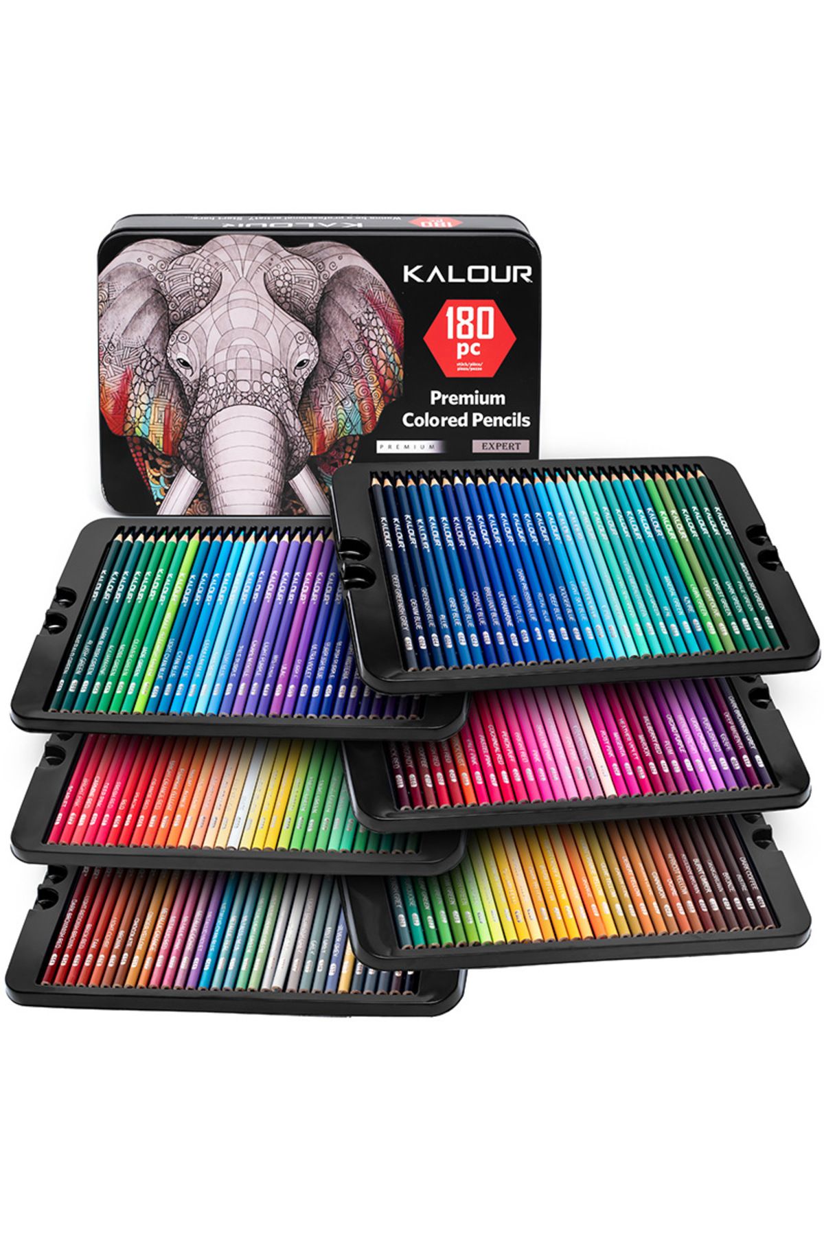 Choice-180 Colors Kalour Oil Colored Pencils Set Professional Drawing Color Pencil 4