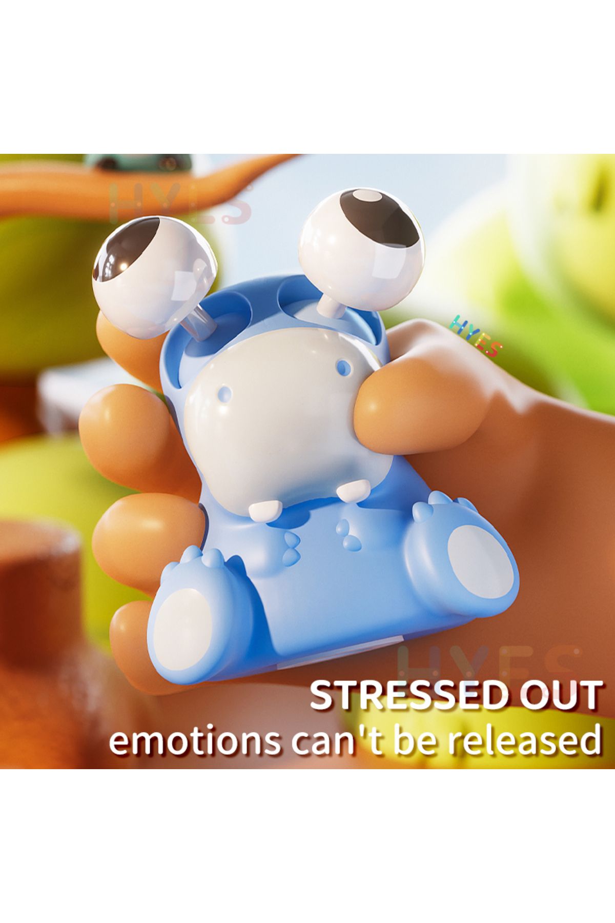 Choice-Pop Eye Squeeze Cartoon Animal Sensory Toys Fun Novetly Fidget Stress Relief Anxiety Eyeball Boun... 3
