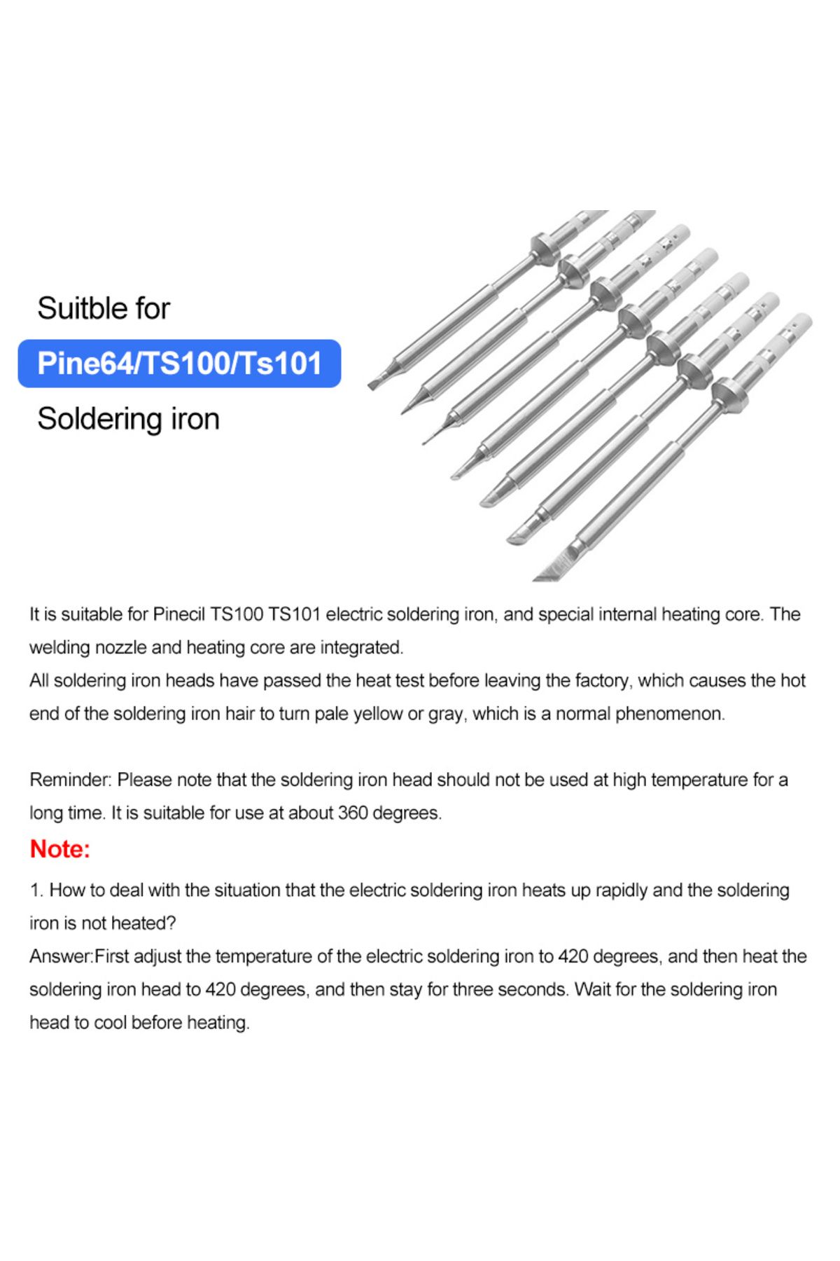 Choice-Ts-bc2 Silver Ts-b2 Ts-bc2 Ts-bc3 Ts-c1 Ts-c4 Ts-d24 Tips For Replacement Pine64 Ts100 Ts101 Si012 P 2