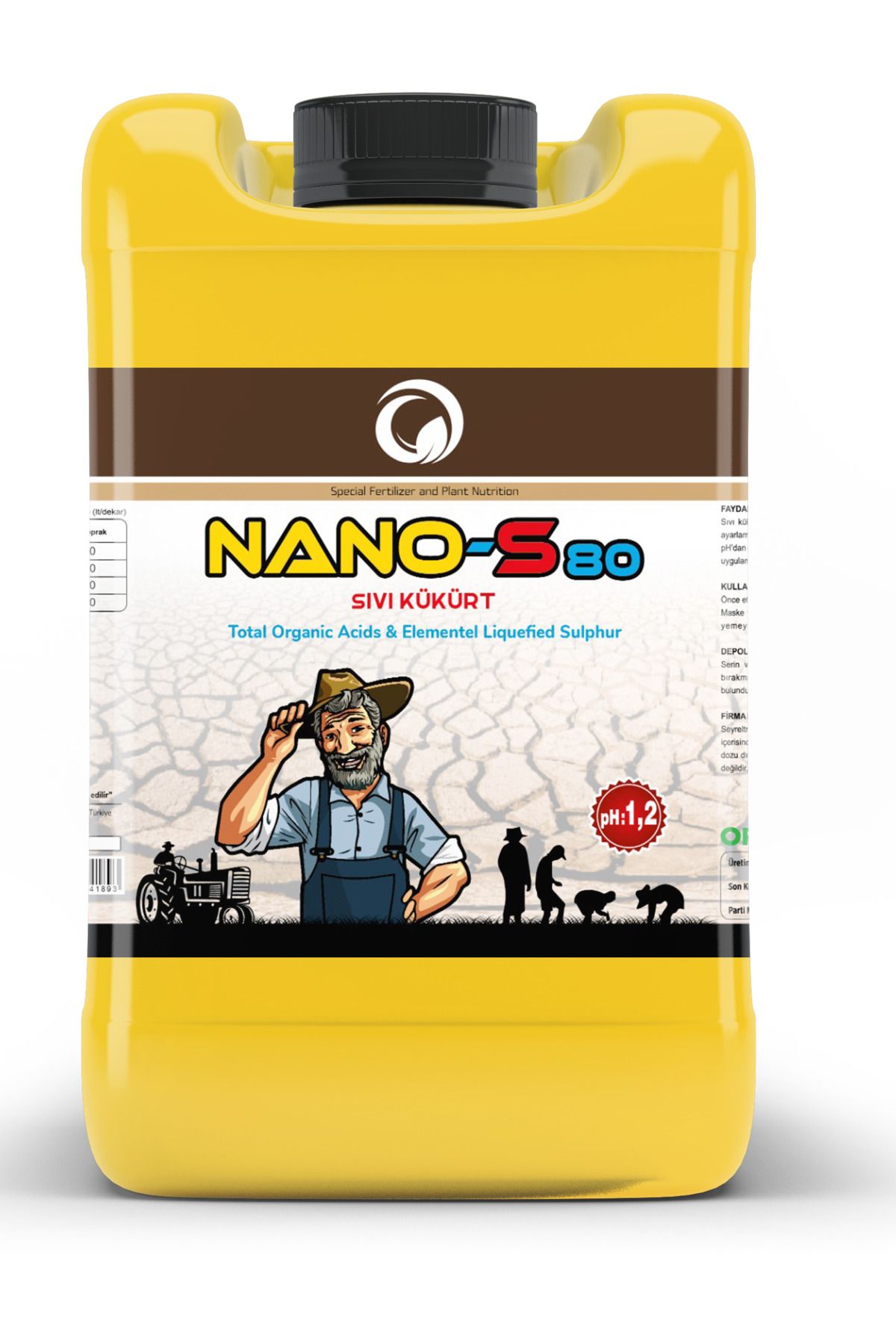 ORGÜB Sıvı Kükürt Nano S 20 Litre