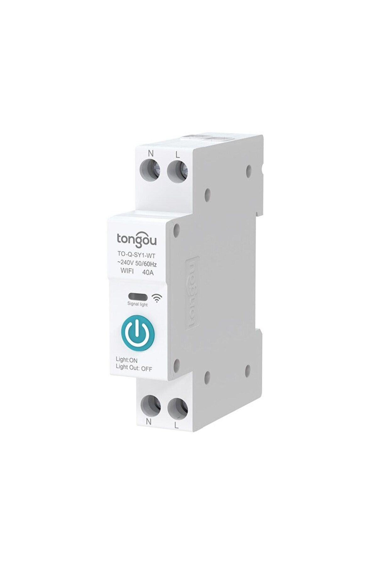 TONGOU-White No Metering 16a Tuya Wifi Smart Circuit Breaker 1p 63a Din Rail For Smart Home Wireless Remote 7