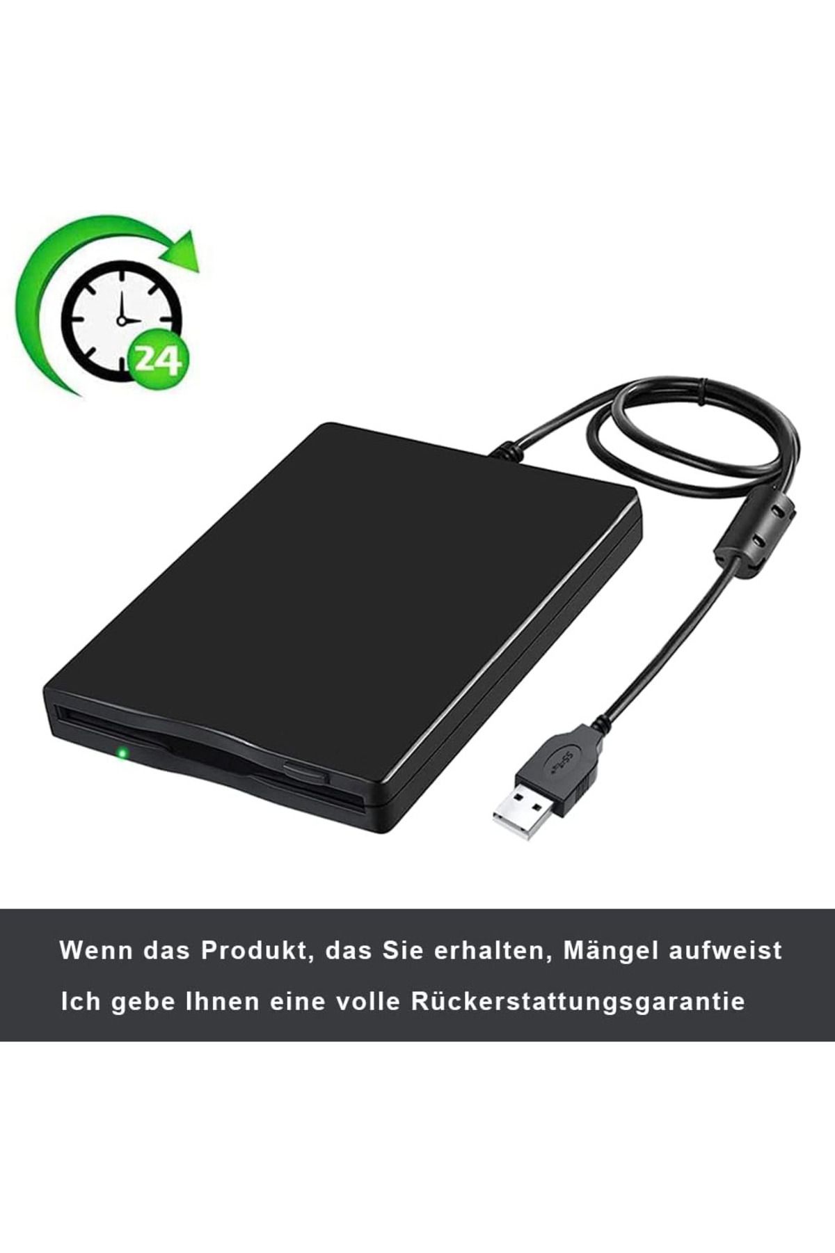 Ninth World-محرك أقراص مرنة USB خارجي محمول مقاس 3.5 بوصة بسعة 1.44 ميجابايت FDD لأجهزة Mac وWindows 10... 3