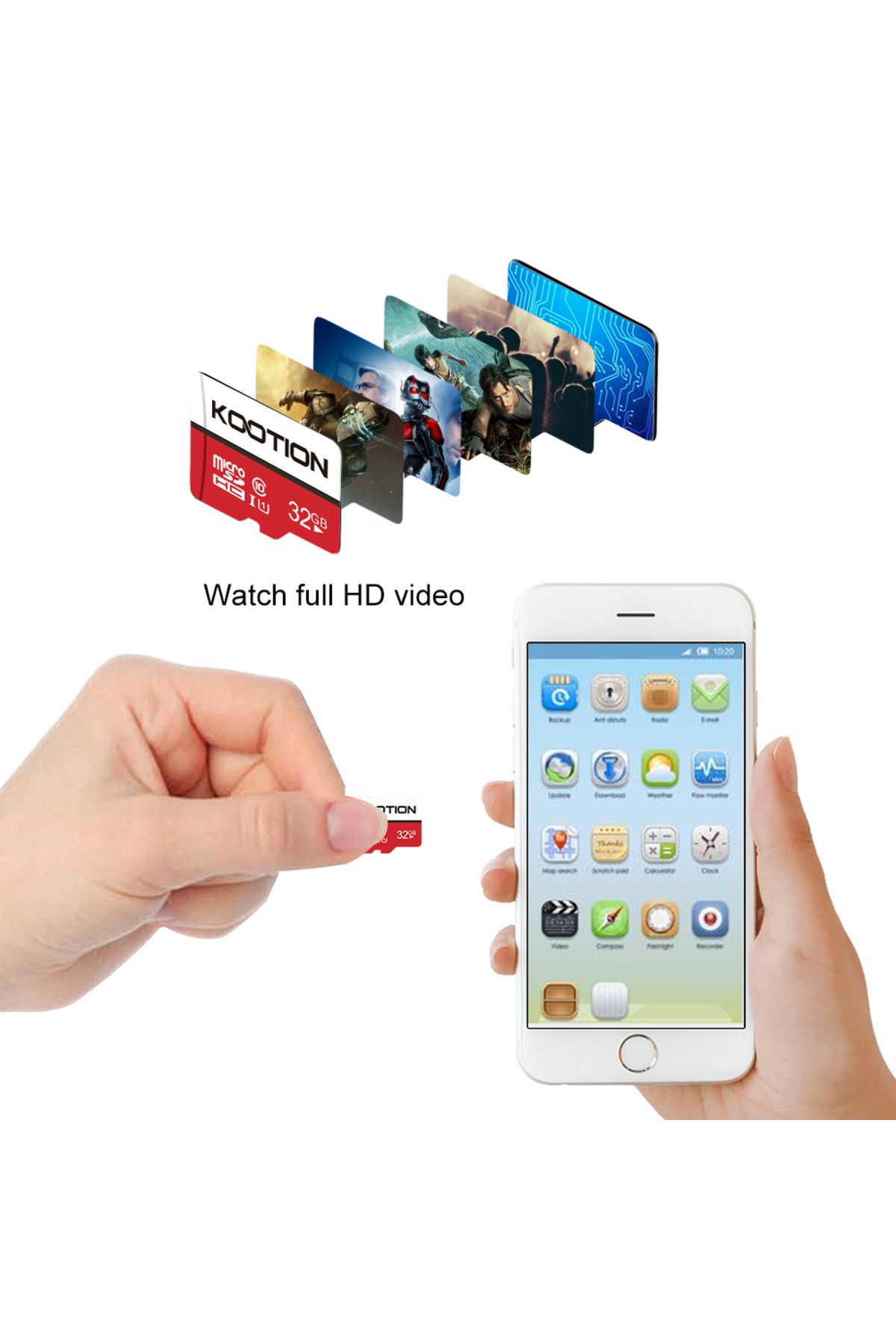Choice-32GB Mini SD Memory Card 32GB U1 High Speed Flash TF Card for TV Drone Computer 32G SD Card MicroTF 4