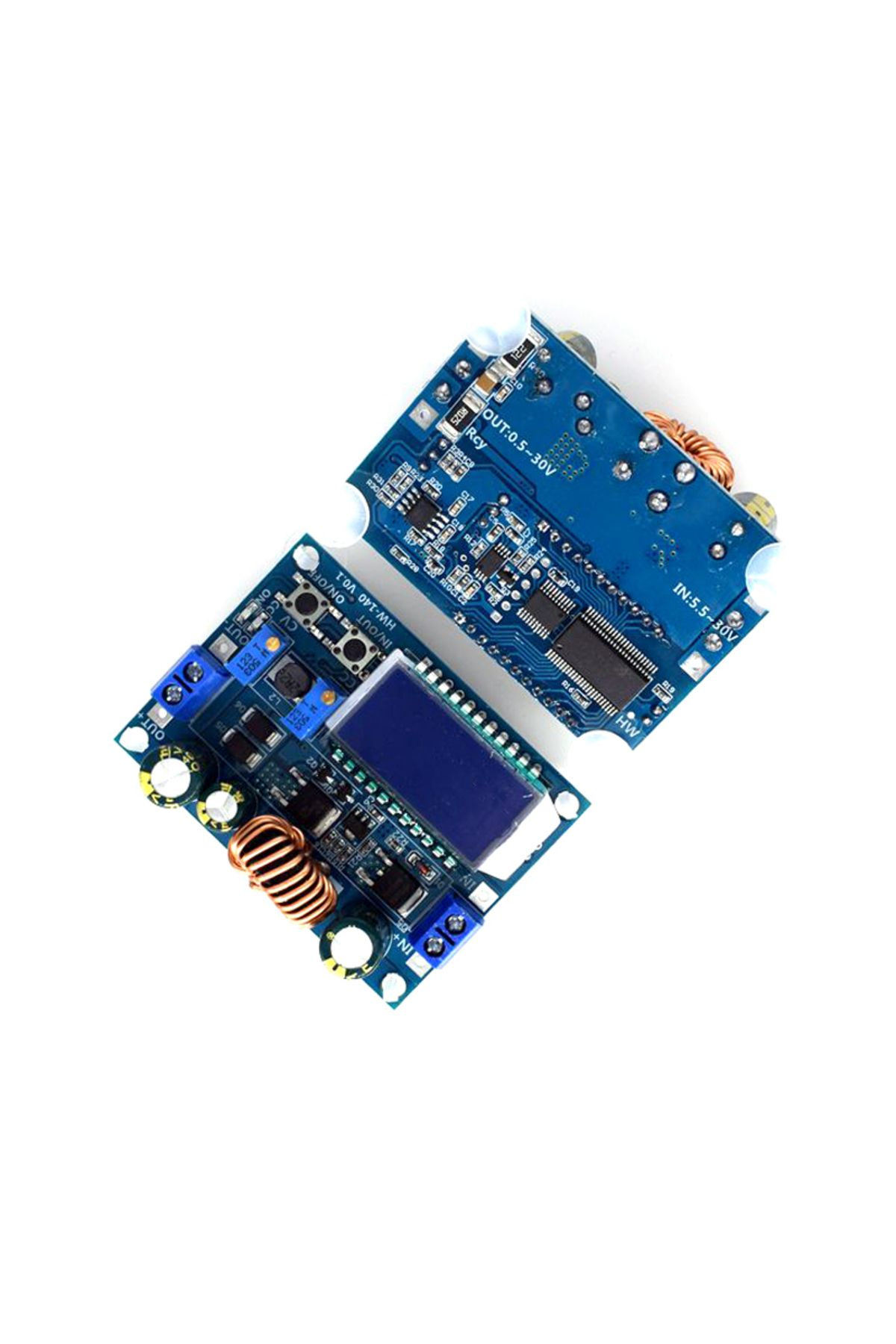 Choice-35W DC 5.5-30V to 0.5-30V Digital LCD Display Automatic Step up down Buck Boost Converter Power S... 4