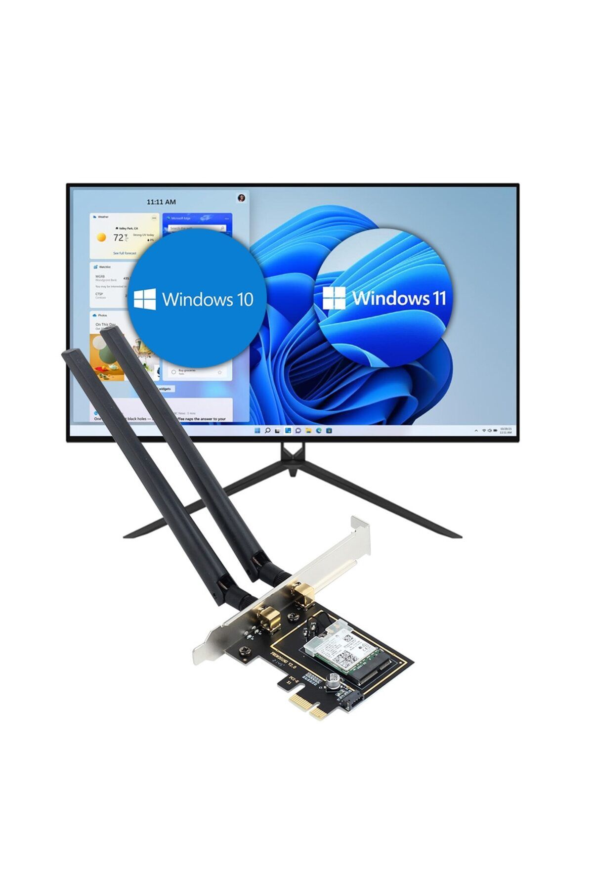 fenvi-Pcie Wireless Wifi Adapter 5374mbps Wifi 6e Ax210ngw 2.4g/5g/6ghz For Bluetooth 5.3 802.11a... 4
