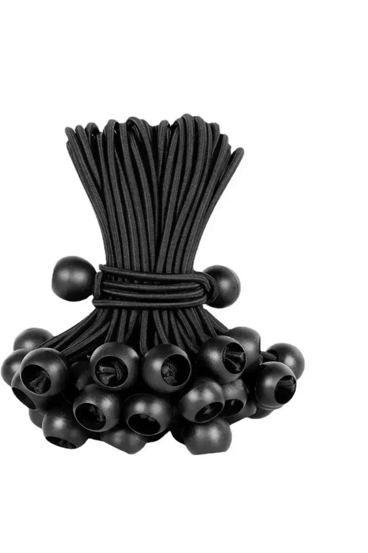 Choice-10pcs Bungee Ball Tarps Canvas Tarpaulin Flagpole Ties Cord Ends Elastic Rope Lace Fixed Boat Pol... 1