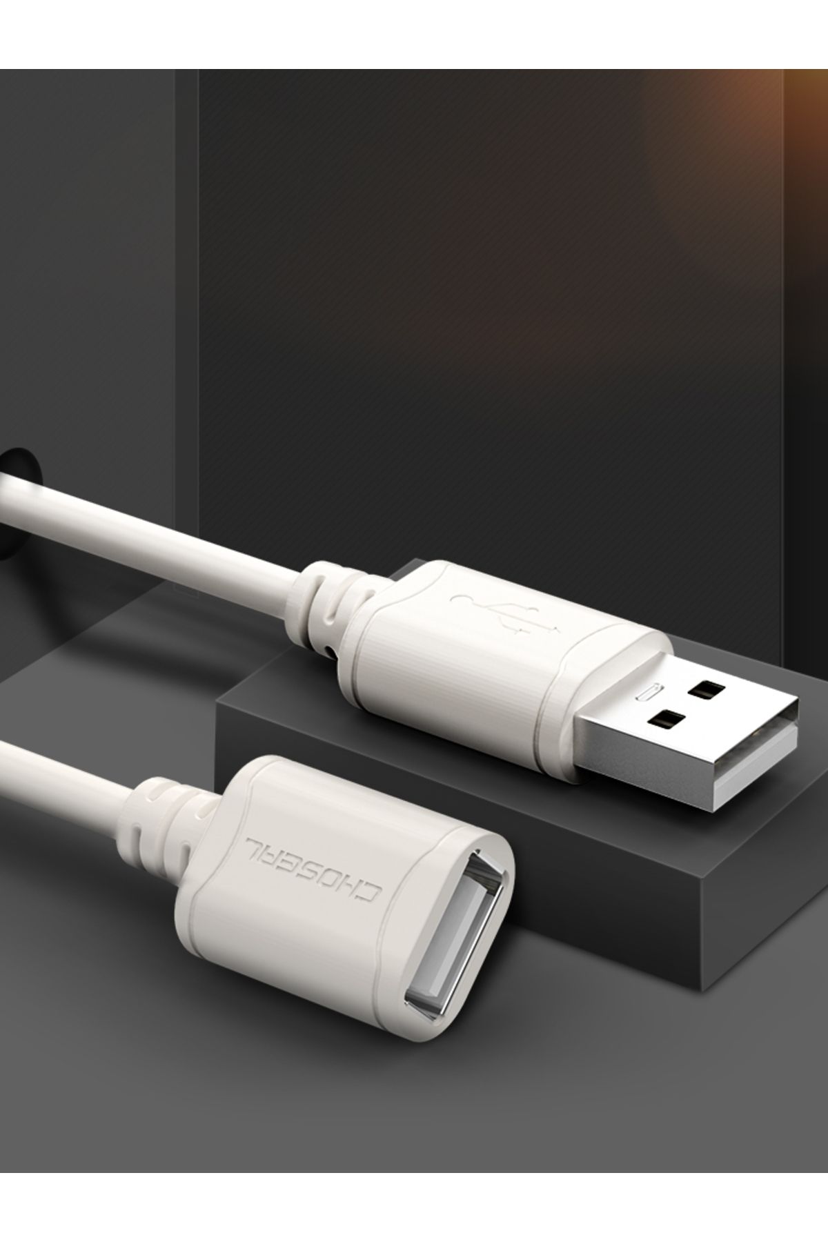 Choice-CHOSEAL USB 2.0 Extension Cable AM/AF For TV Laptop PC Keyboard High Speed USB Data Cable 6