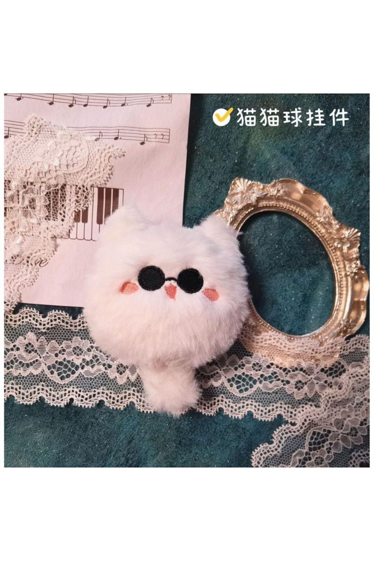 Choice-Kawaii Jujutsu Kaisen Gojo Satoru Cats Plush Pendant Anime Cute Cartoon Cat Ball Embroidery Bag A... 3