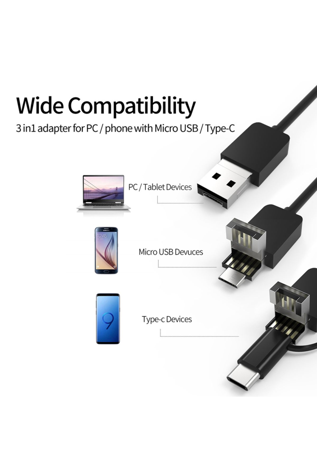 Choice-Endoscope Camera USB-C Borescope Inspection Camera with 6 LED Lights Flexible Waterproof Snake Ca... 5