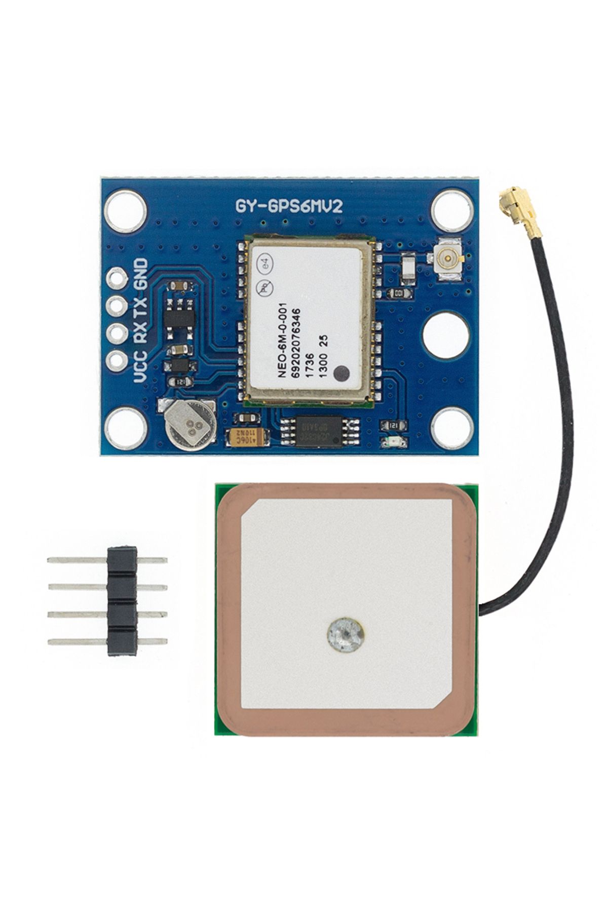 Estardyn-Gy-neo6mv2 New Neo-6m Gps Module Neo6mv2 With Flight Control Eeprom Mwc Apm2.5 Large Antenna For ... 7