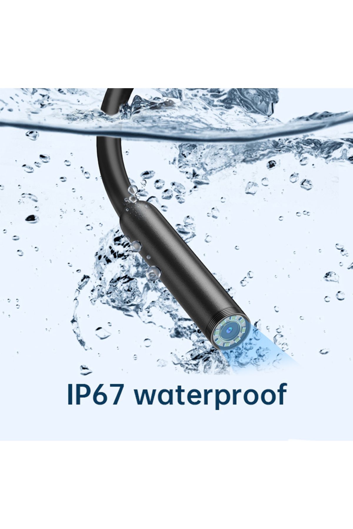 Choice-Endoscope Camera USB-C Borescope Inspection Camera with 6 LED Lights Flexible Waterproof Snake Ca... 7