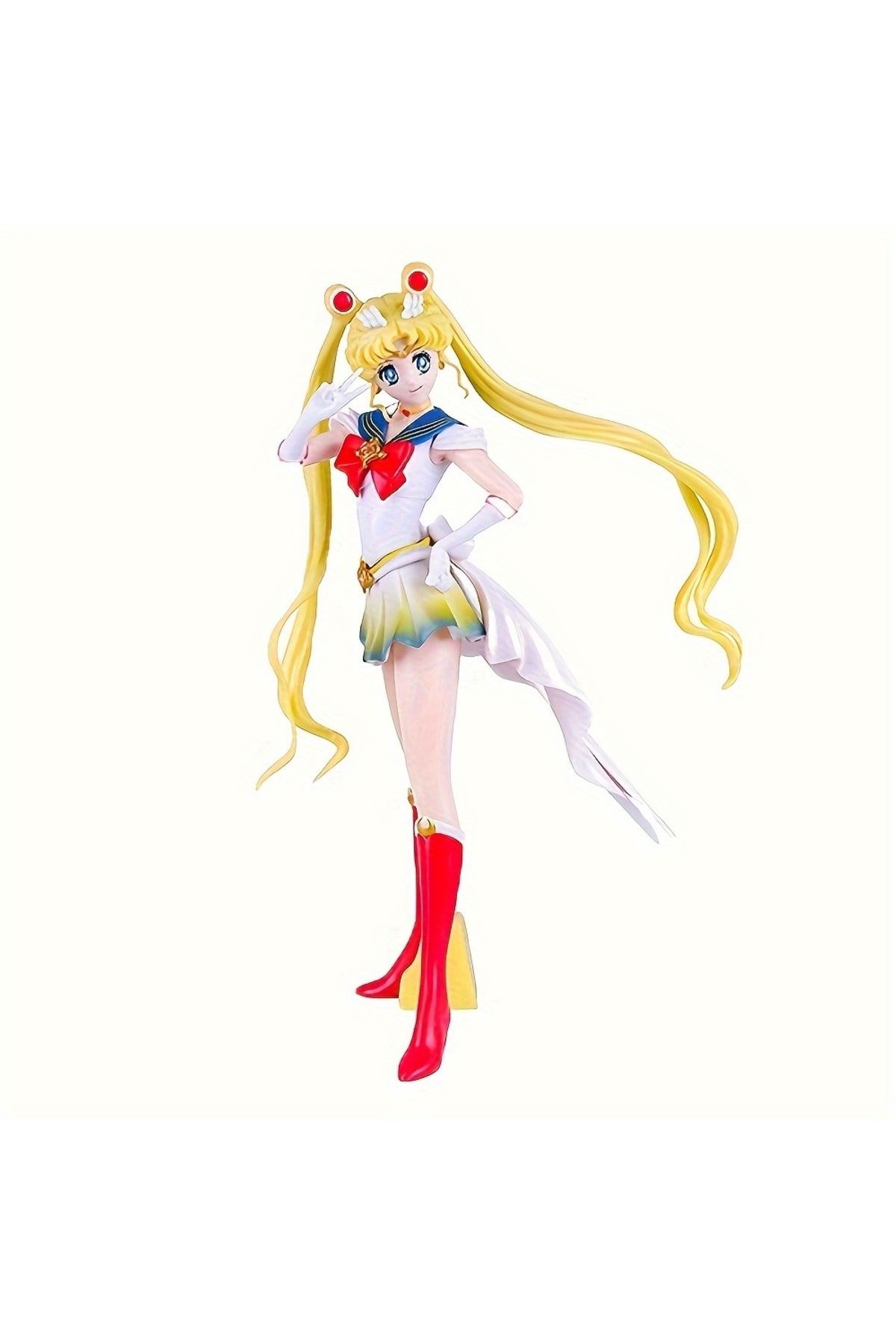 Choice-Yellow Twin Ponytail Doll Anime Character Ornament, Best Collectible Figure Gift for Family and F... 2