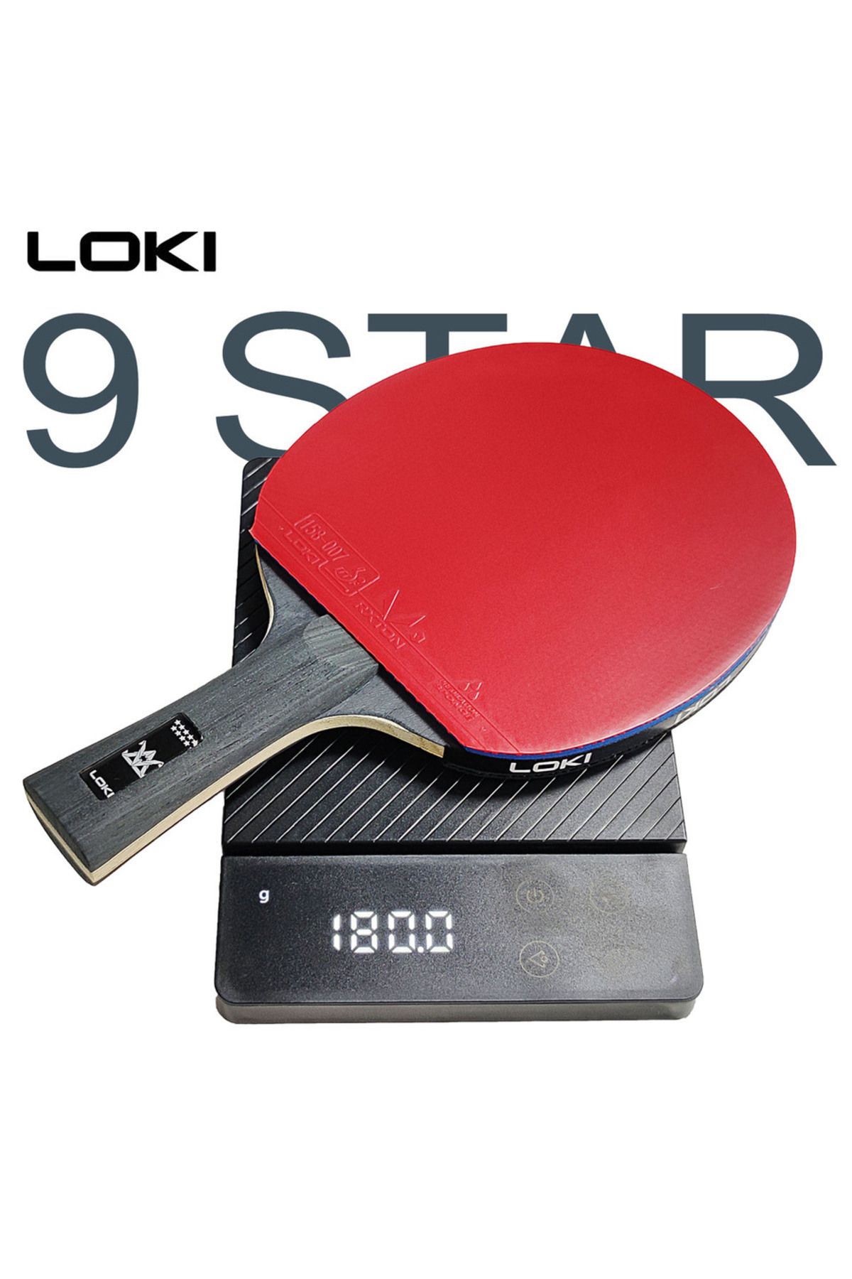 Choice-LOKI 9 Star Table Tennis Racket Professional 5+2 Carbon Ping Pong Paddle 6/7/8/9 Star Ultra Offen... 5