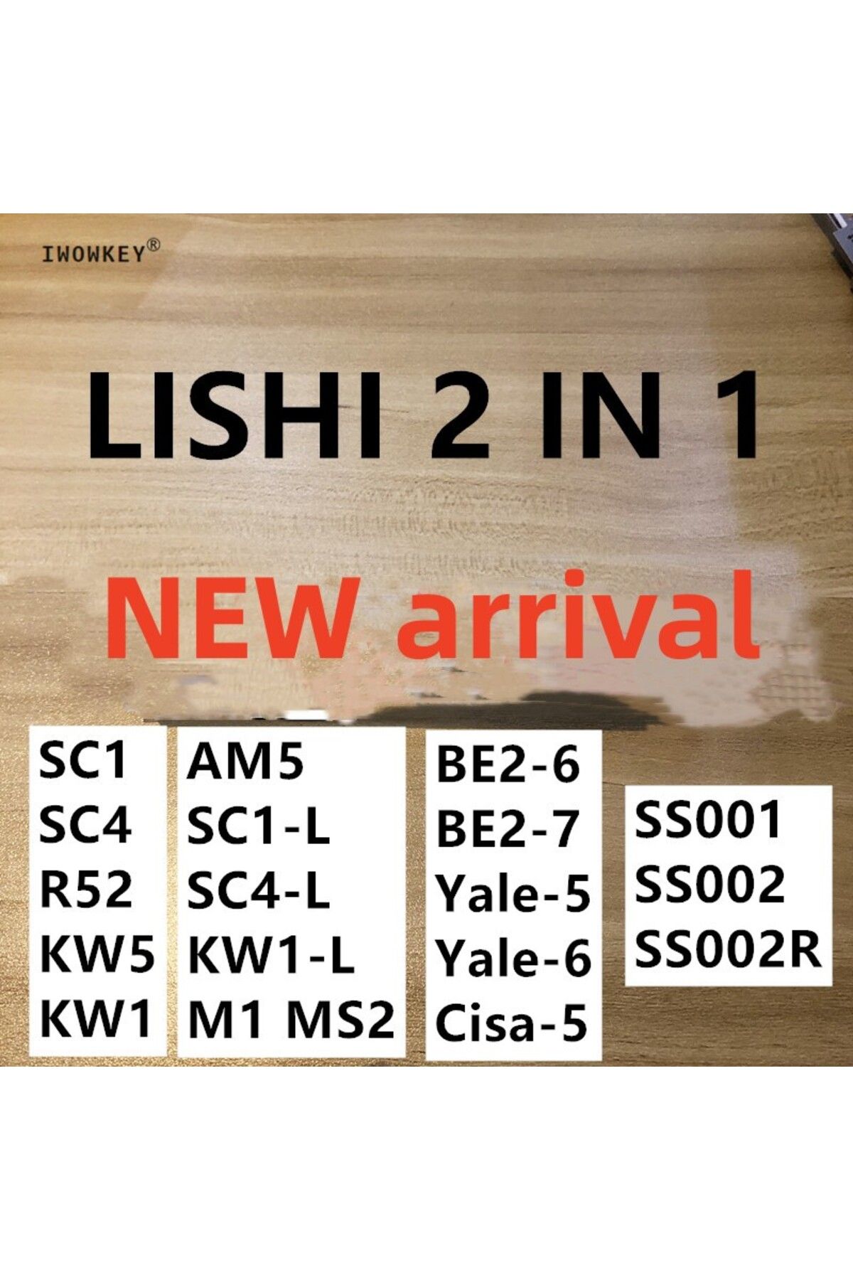 Choice-New Arrival Lishi 2 In1 Tools SC1 KW1 SC4 KW5 R52 SC1-L KW1-L SC4-L M1 MS2 AM5 BE2-6 BE2-7 SS001 ... 1