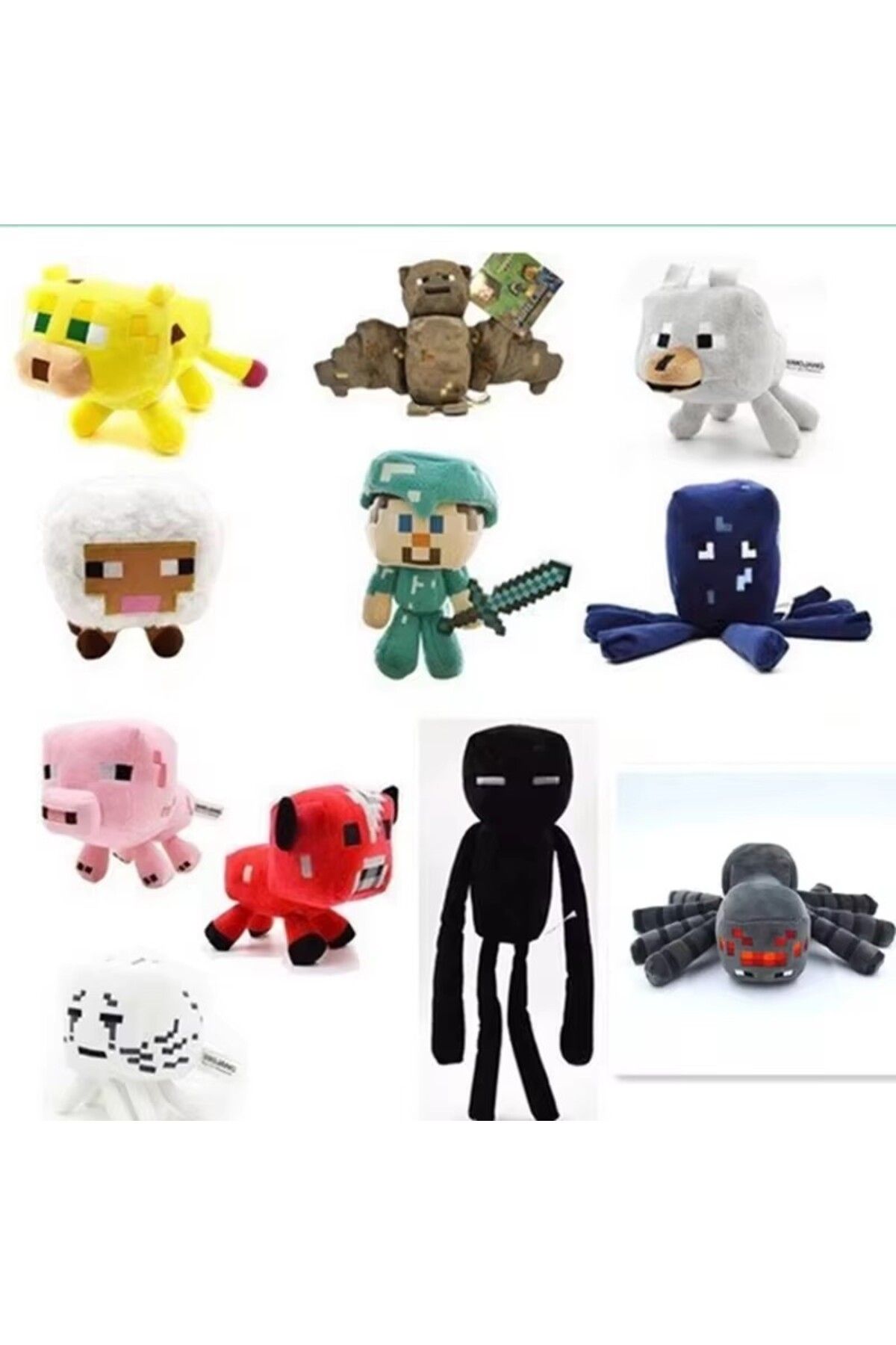 Choice-1PC Game Figure Mi necrafted Animal Plush Doll Toy Pig Enderman Creeper Sheep Plushie Soft Collec... 8