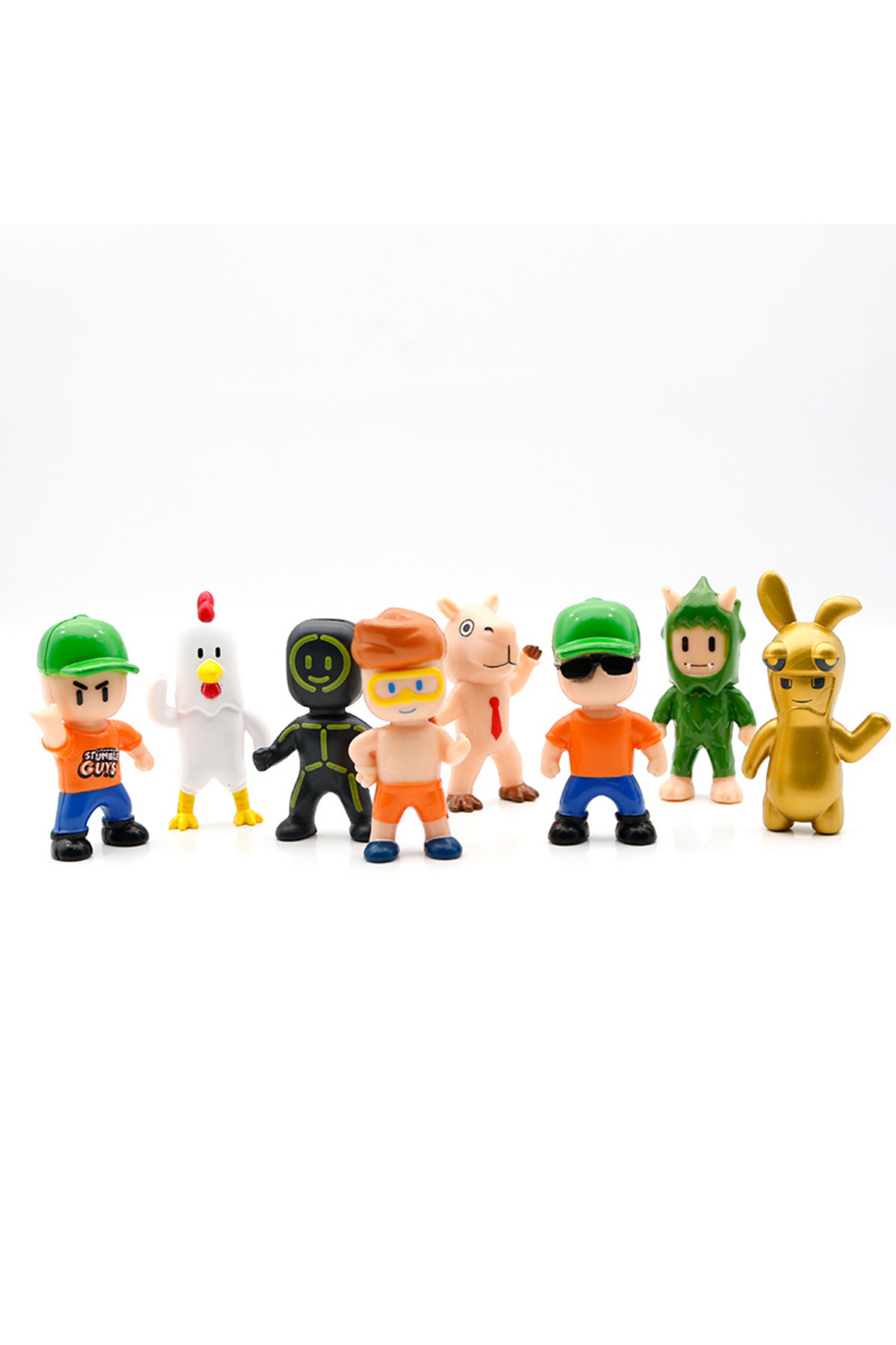 Choice-8Pcs/Set Anime Stumble Guys Action Figure Kawaii Toys PVC Game Model Statue Set Multiplayer Type ... 3