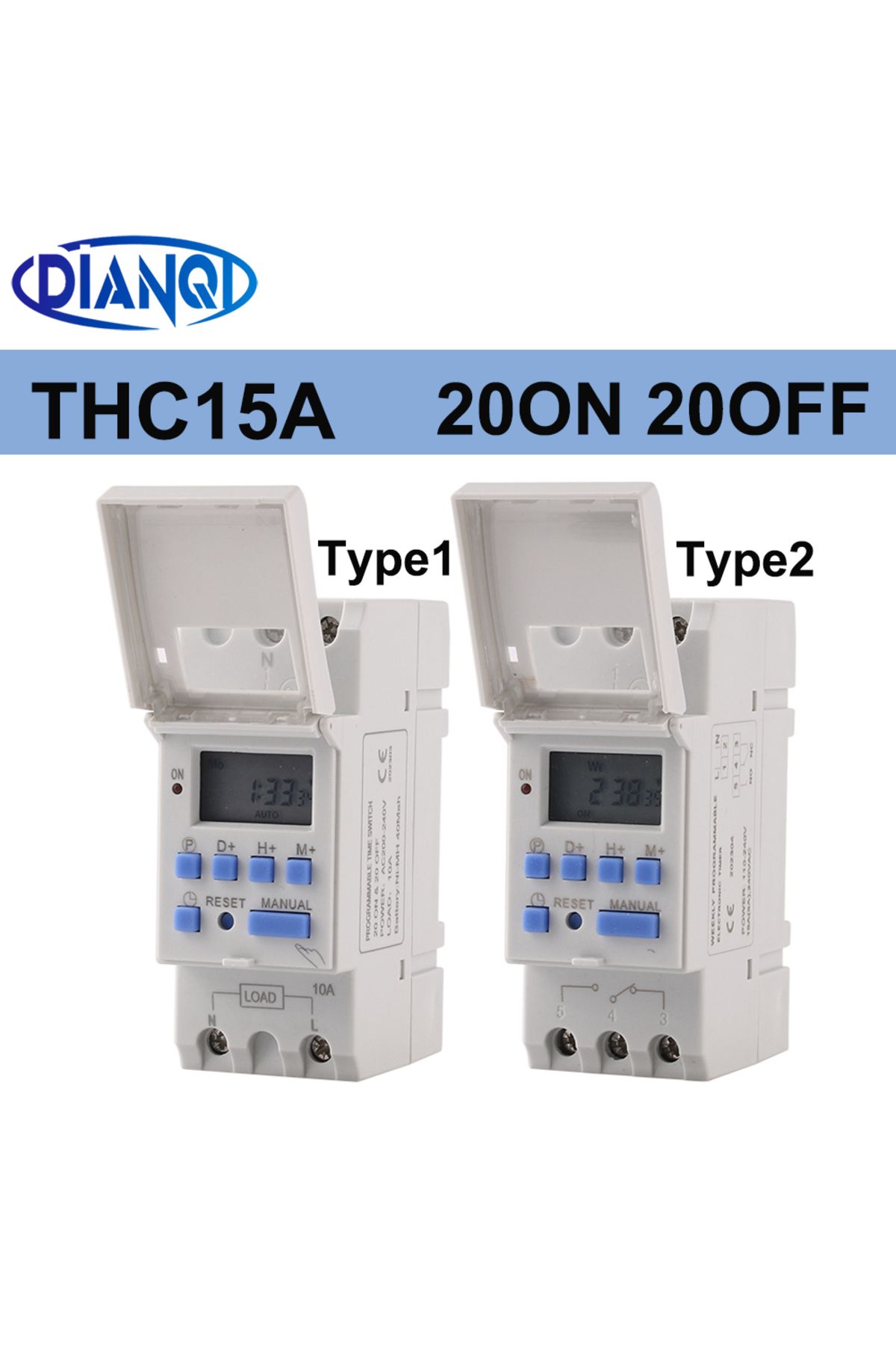 Choice-1no1nc 110-220v 1pc Electronic Weekly 7 Days Programmable Digital Timer Switch Relay Control 220v 23 8
