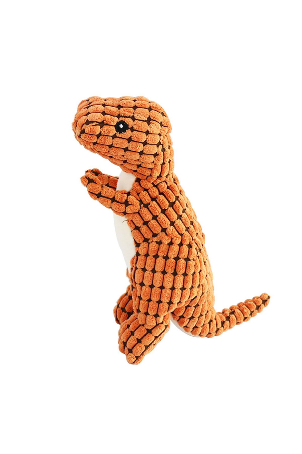Choice-Orange Corn Wool Toy Pets Dog Chew Stuffed Funny Dinosaur Shape Cats Corn Wool Vocal Toy Apply To Tr 1