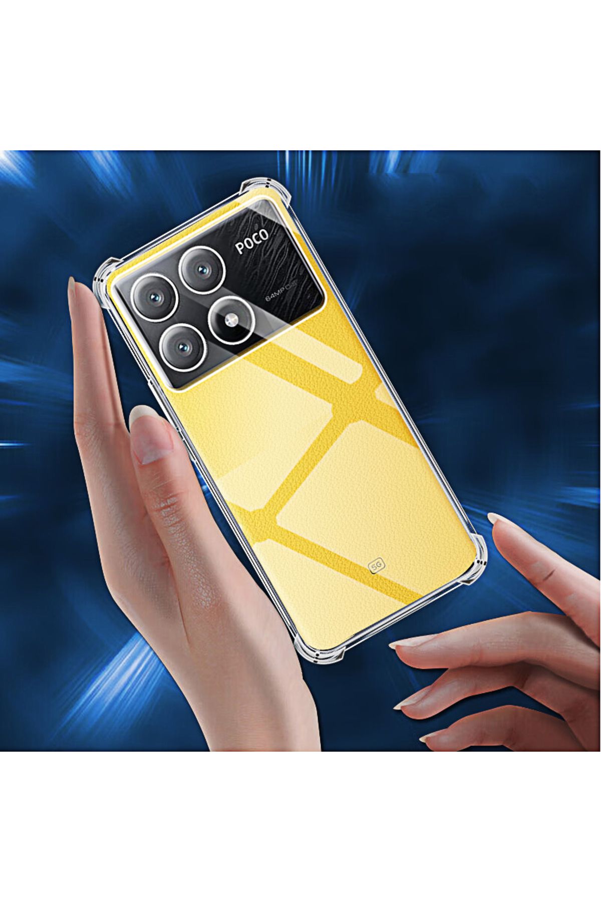 Choice-POCO X3 Pro Shockproof Clear Phone Case for Xiaomi Poco X6 Pro M6 M5 M4 F5 F3 X4 X3 X5 C65 M5s M4 Pr 4