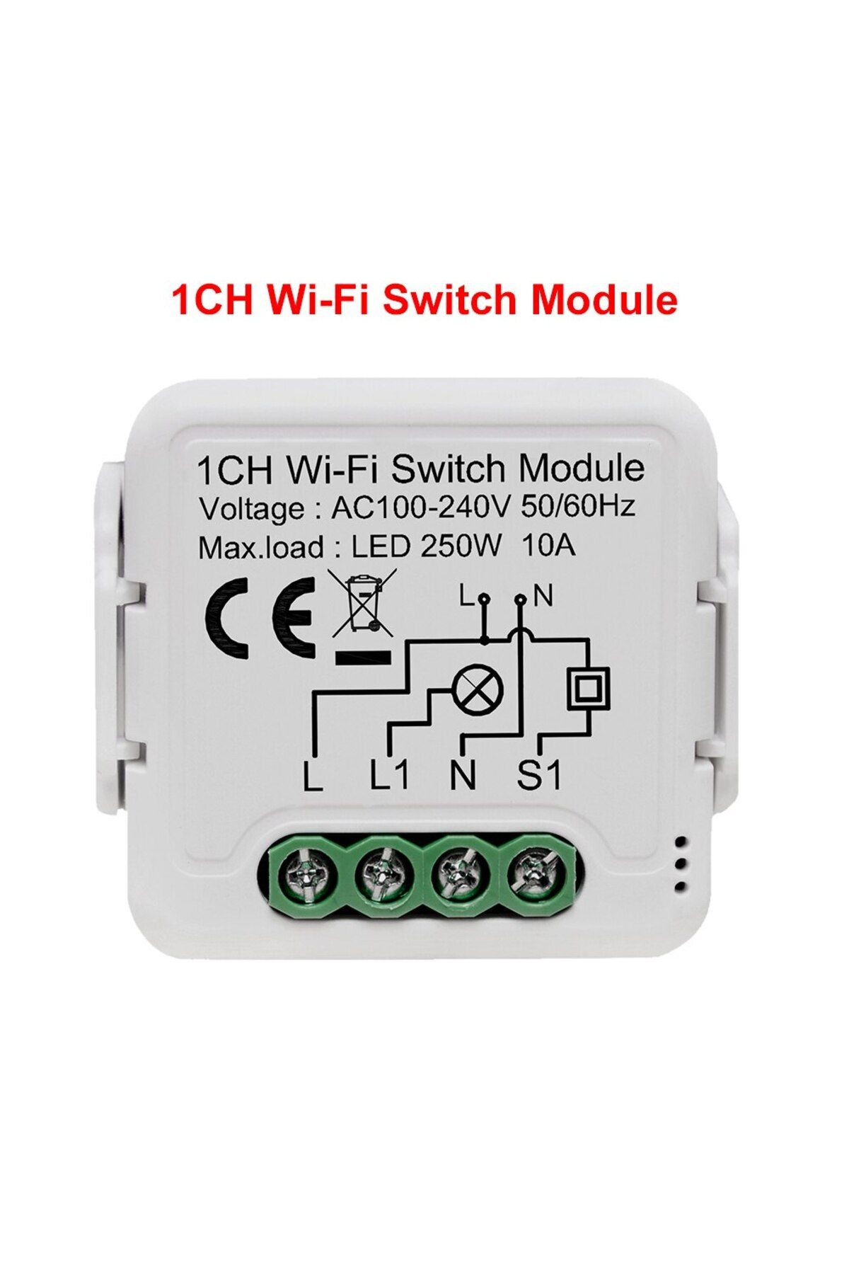 Choice-Wf Switch 1ch-n Girier Tuya Wifi Smart Light Switch Module Supports 2 Way Control App Remote Control 1