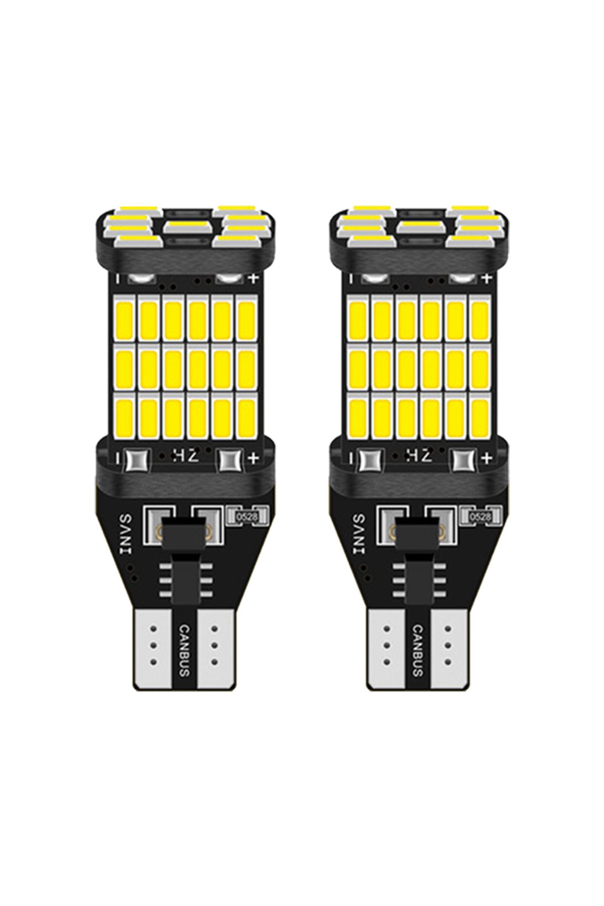 Choice-T15 White 2pcs T15 4014 45chips W16w Led Backup Light Reserve Lamp Canbus Bulbs No Error High Power 8
