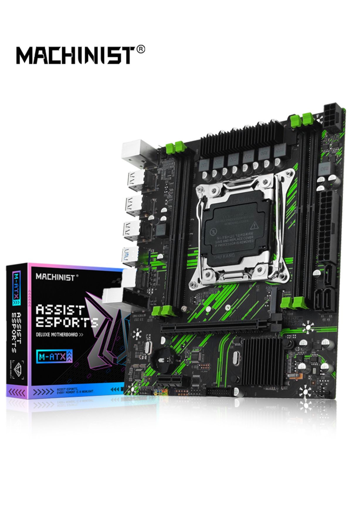 Choice-MACHINIST X99 PR9 X99 Motherboard Support LGA 2011-3 Intel Xeon E5 V3&V4 CPU DDR4 RAM SATA/NVME M... 7
