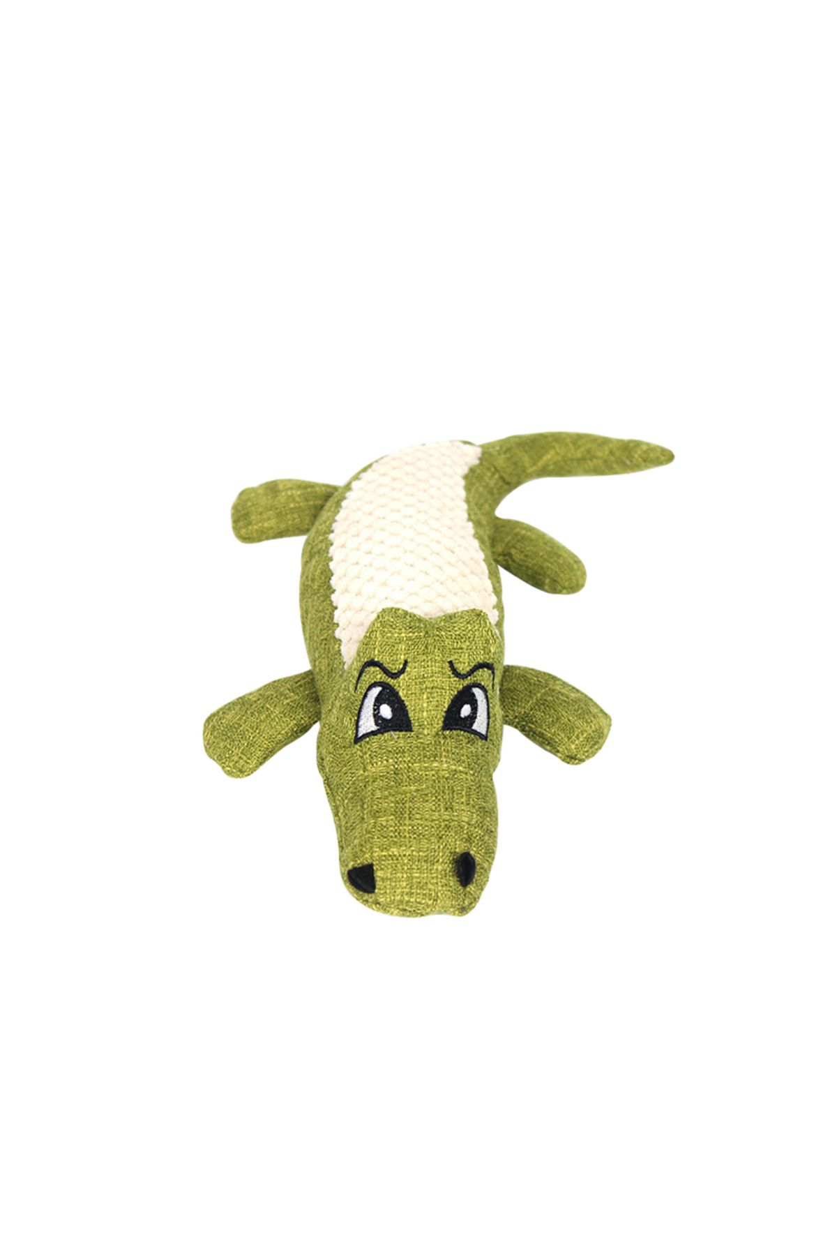 Choice-G836c Green Pet Chew Toys Interactive Cartoon Animal Plush Alligator Shape Dog Sound Toy Gnawing Gri 1